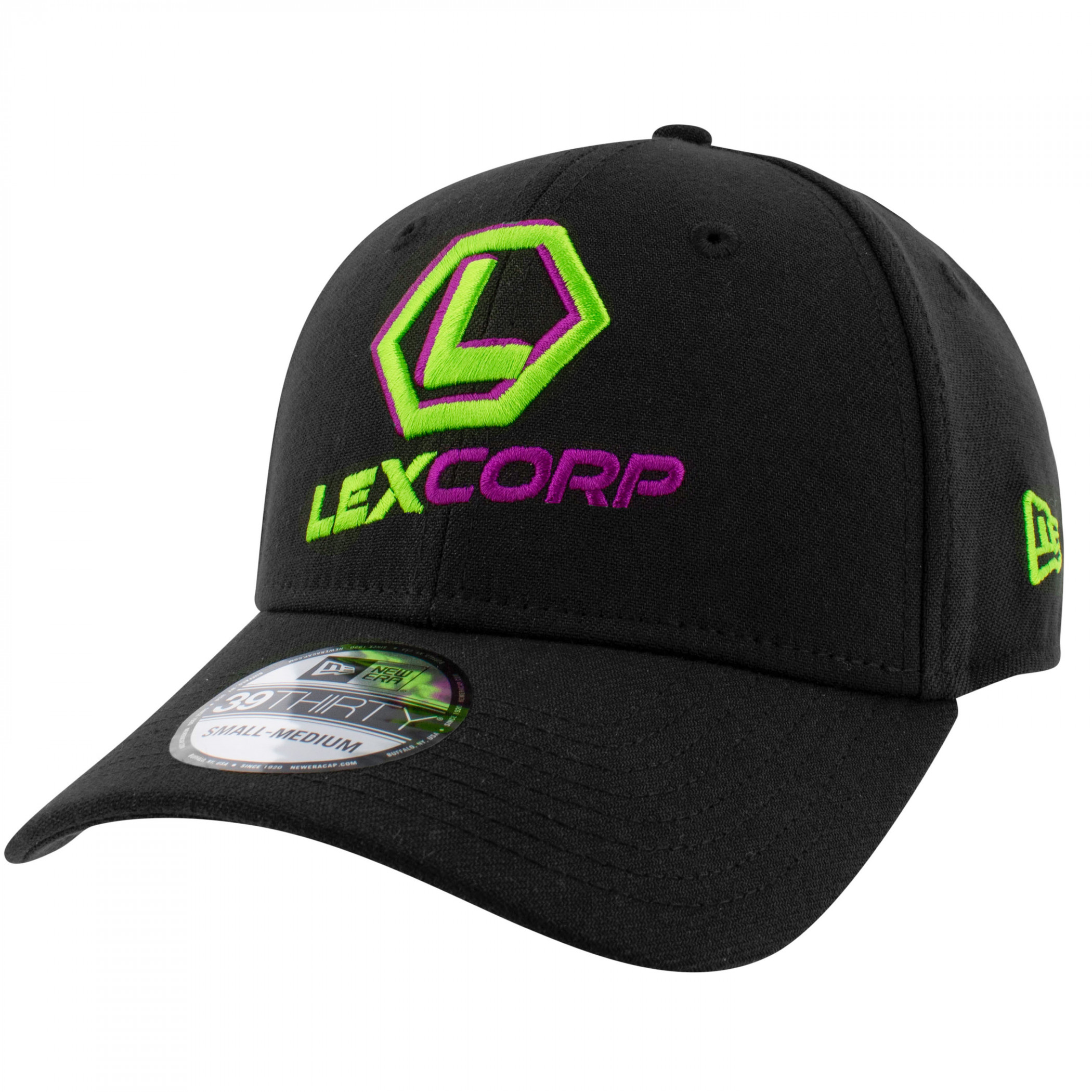 Lex Luther LexCorp Logo New Era 39Thirty Fitted Hat