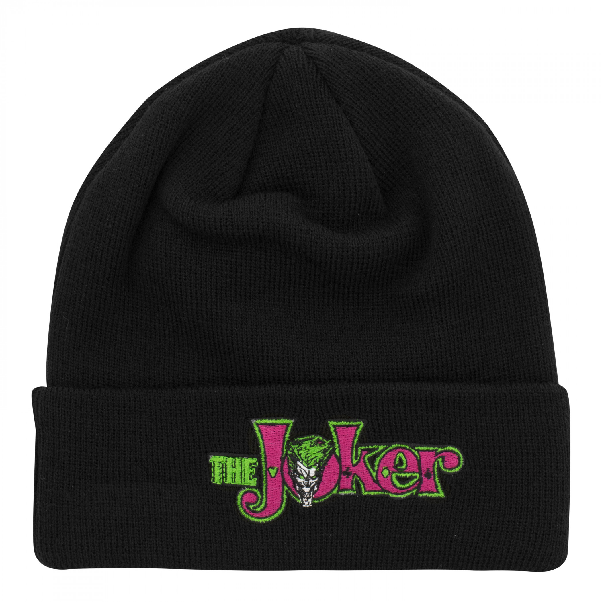 The Joker Comic Logo New Era Cuffed Beanie