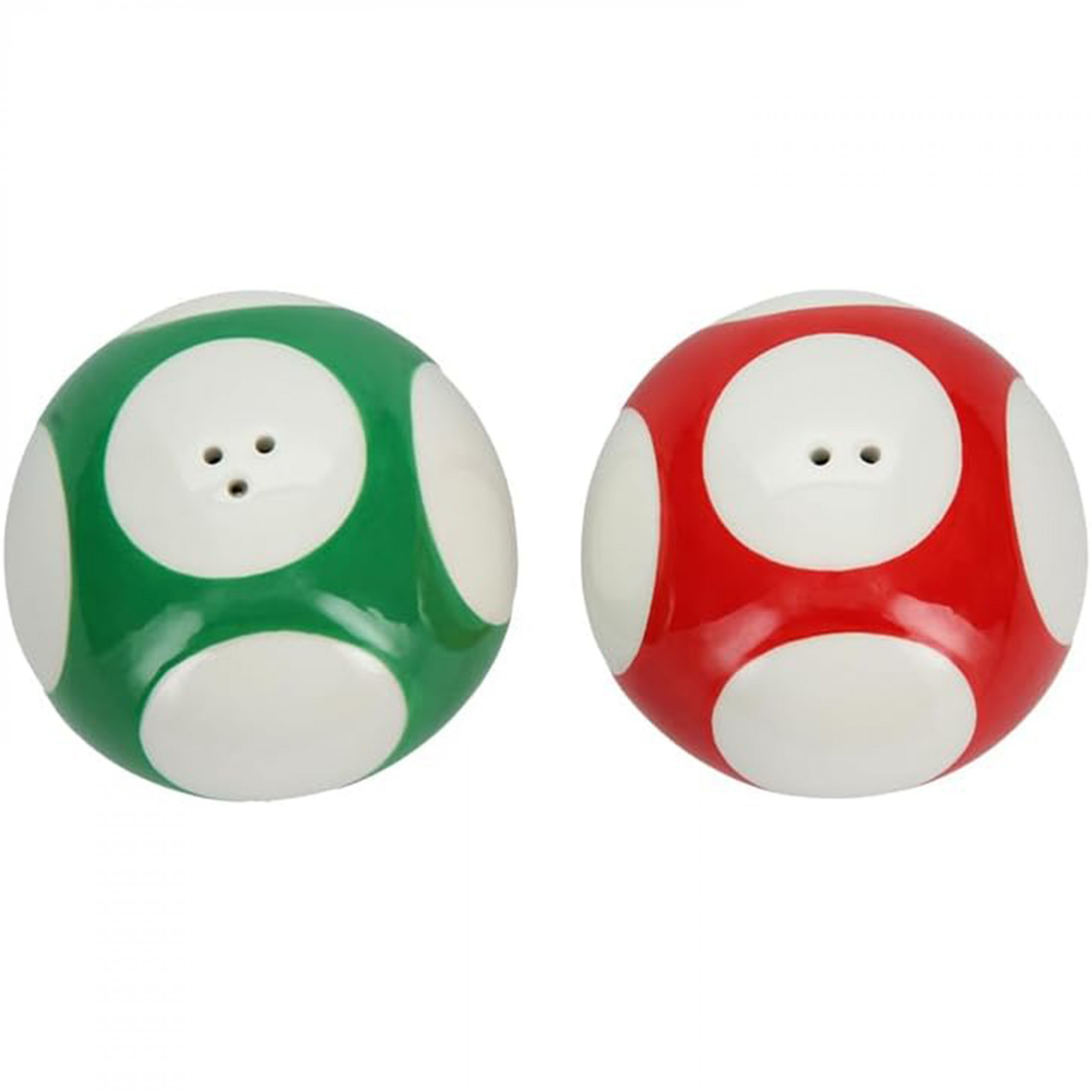 Super Mario Bros. Mushroom Power-Ups Salt and Pepper Shakers