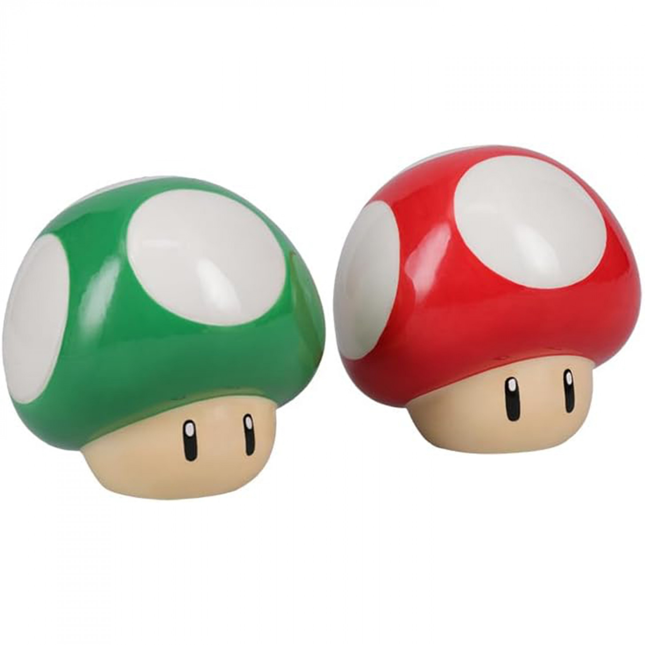 Super Mario Bros. Mushroom Power-Ups Salt and Pepper Shakers