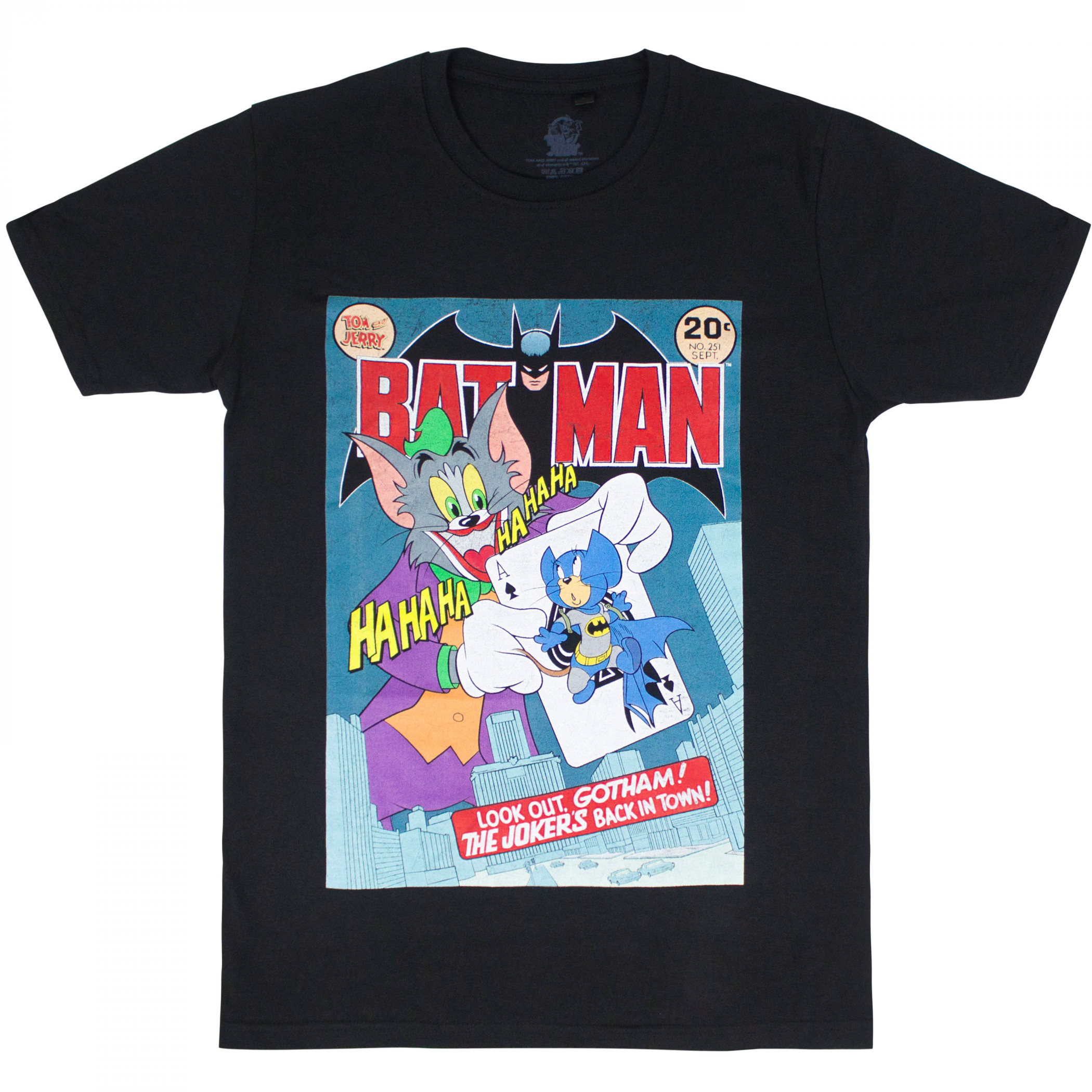 Tom & Jerry Batman Comic Homage Look out Gotham! T-Shirt