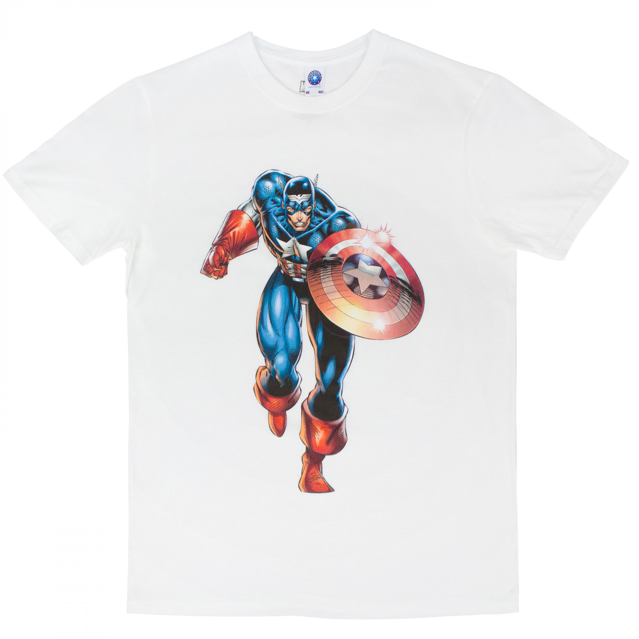 Captain America from Heroes Reborn Running T-Shirt