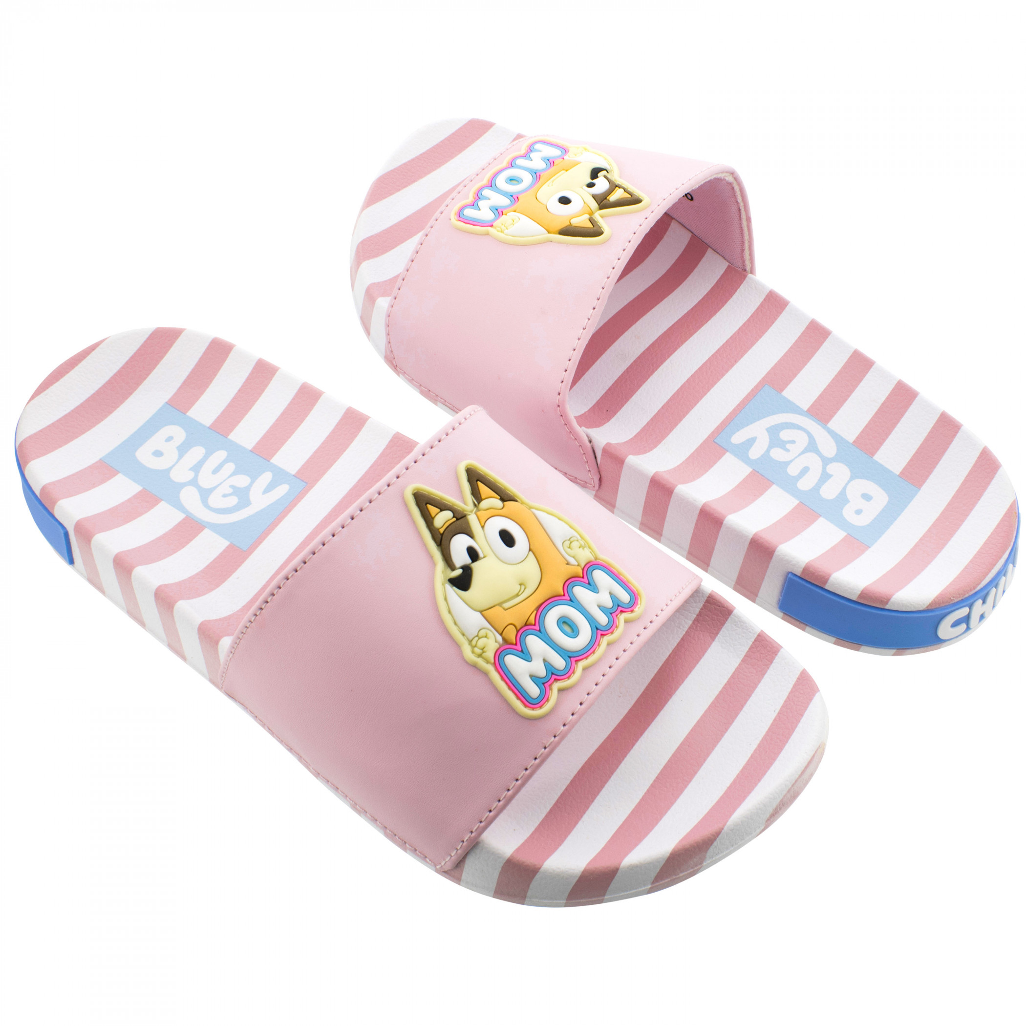 Bluey Chili Mom Adult Slide Sandals