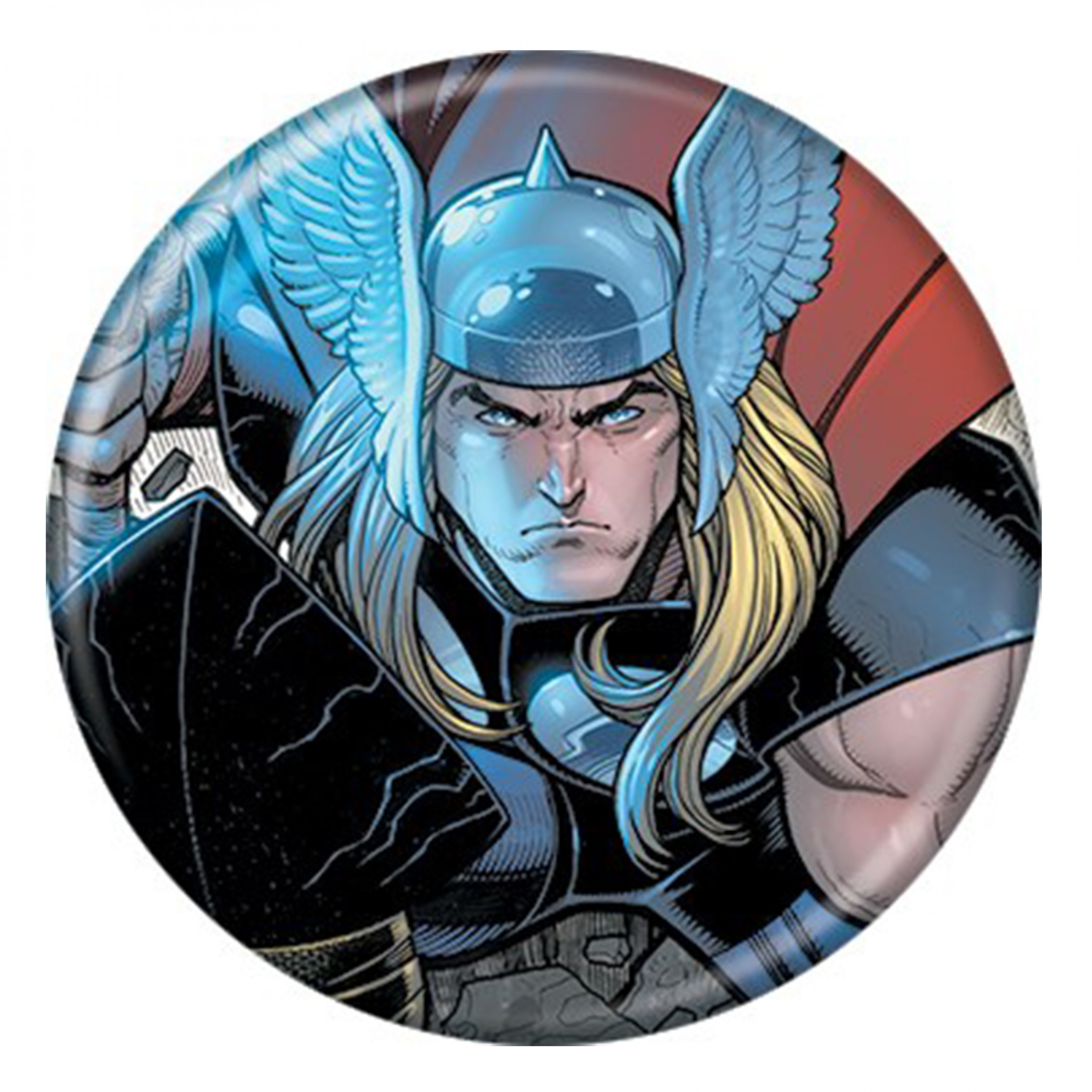 Marvel Comic Thor #1 Up Close Button