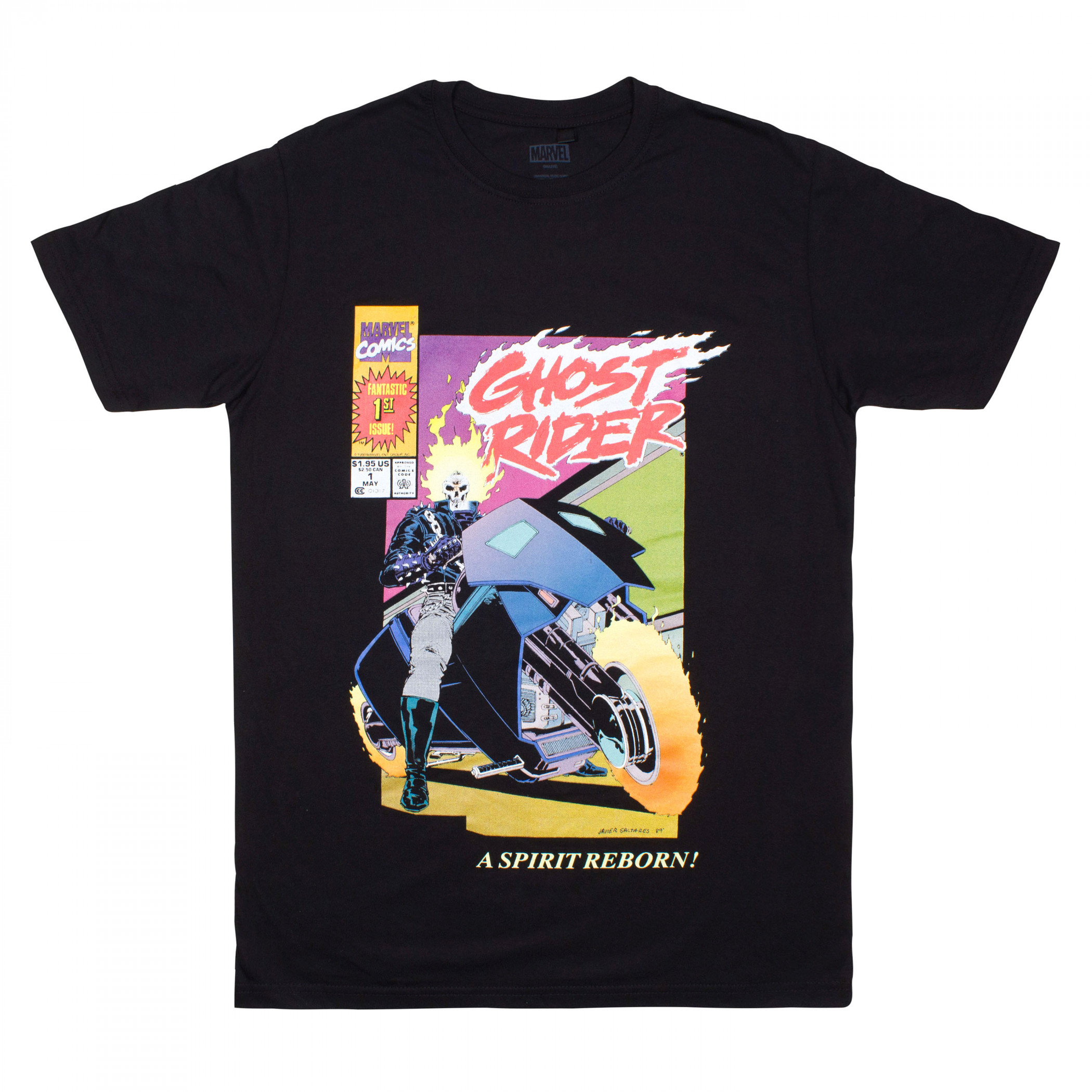 Ghost Rider "A Spirit Reborn" Marvel Comic Cover T-Shirt