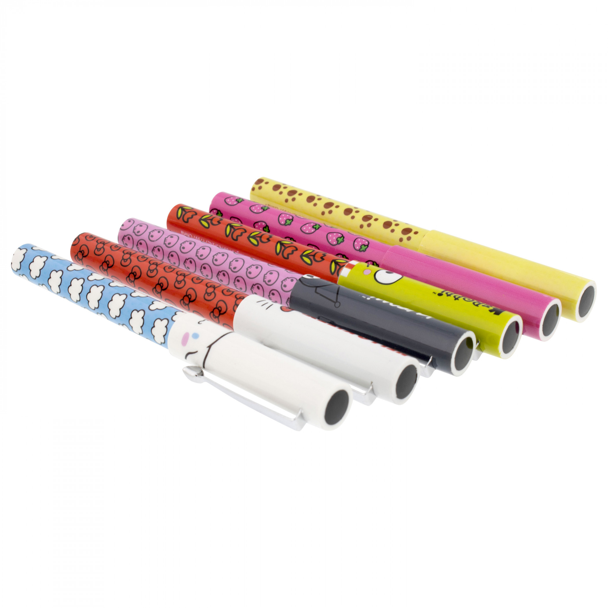 Hello Kitty and Friends Sanrio 6-Pack Pen Set