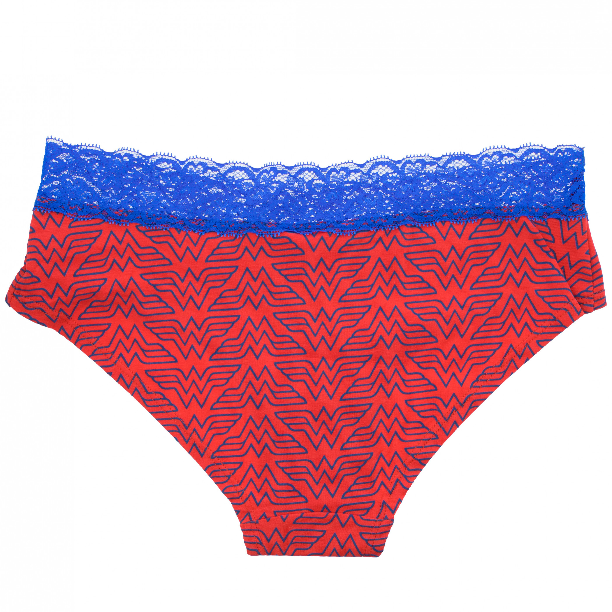 Wonder Woman Lace Trim Women's Hipster Underwear