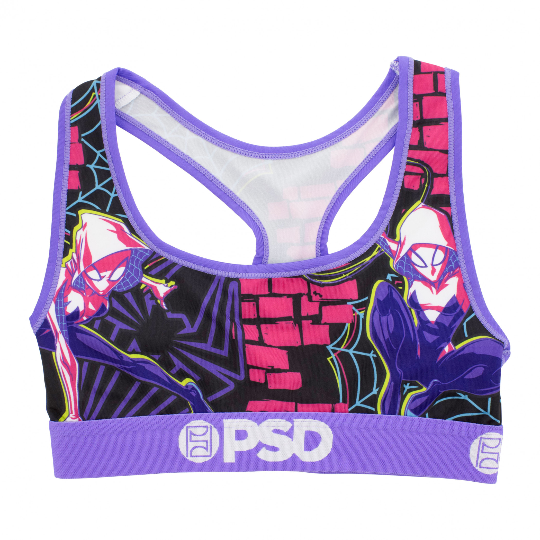 Spider-Gwen Pop Colors PSD Sports Bra