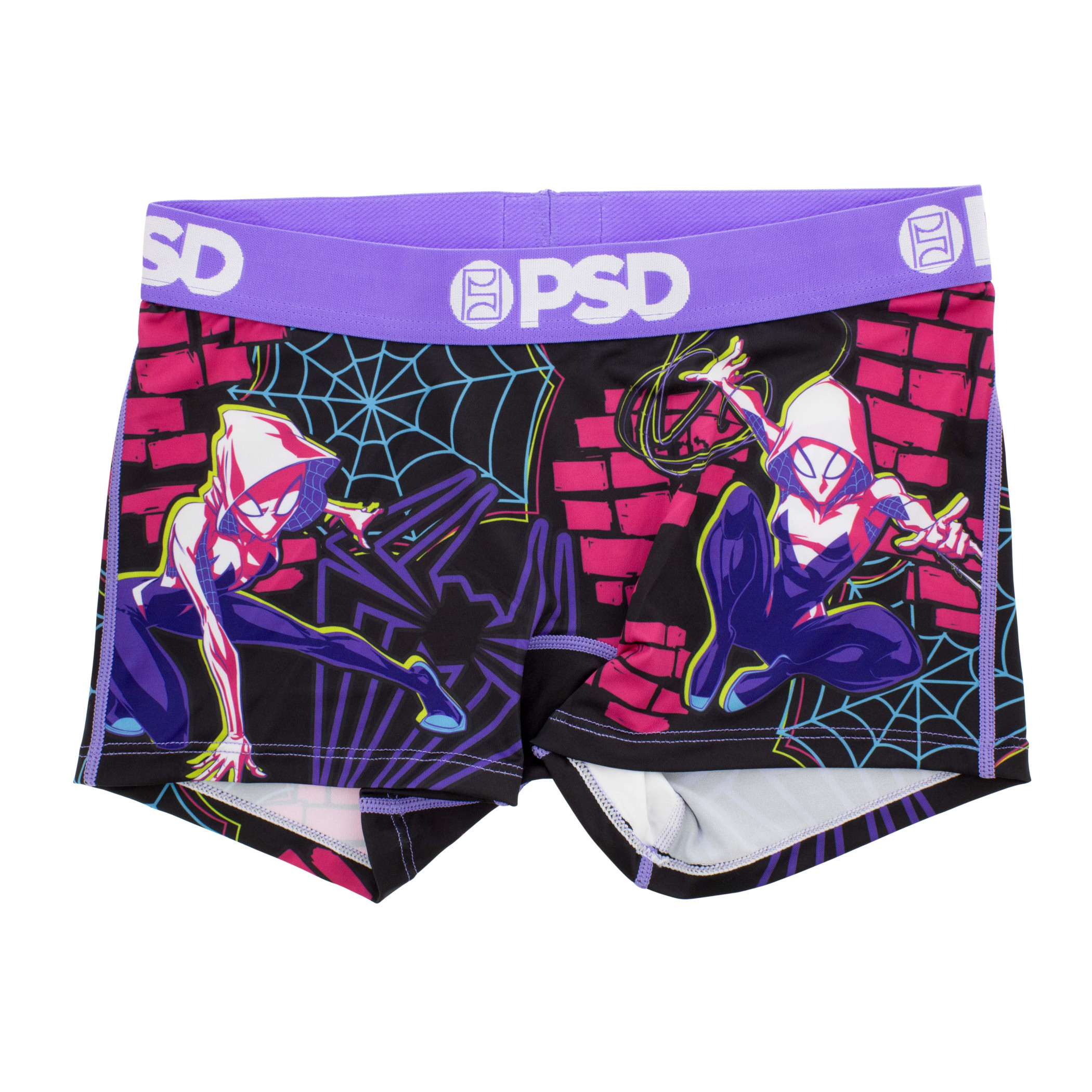 Spider-Gwen Pop Colors PSD Boy Shorts Underwear