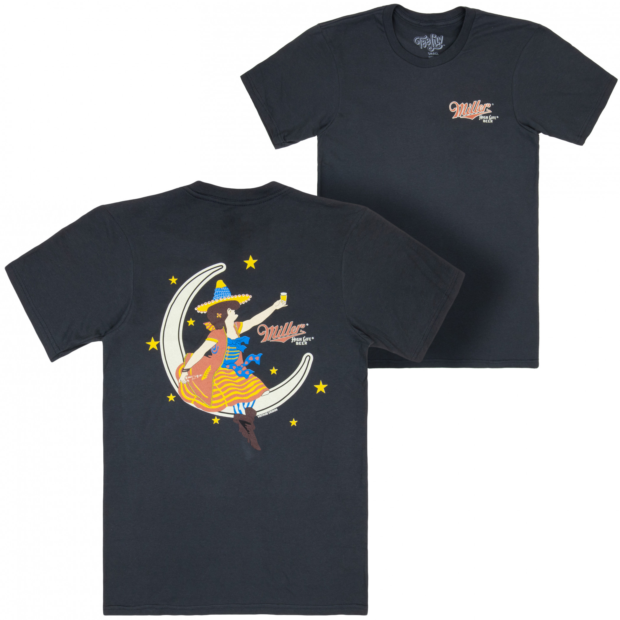 Miller High Life Beer Front and Back Print T-Shirt - WearYourBeer