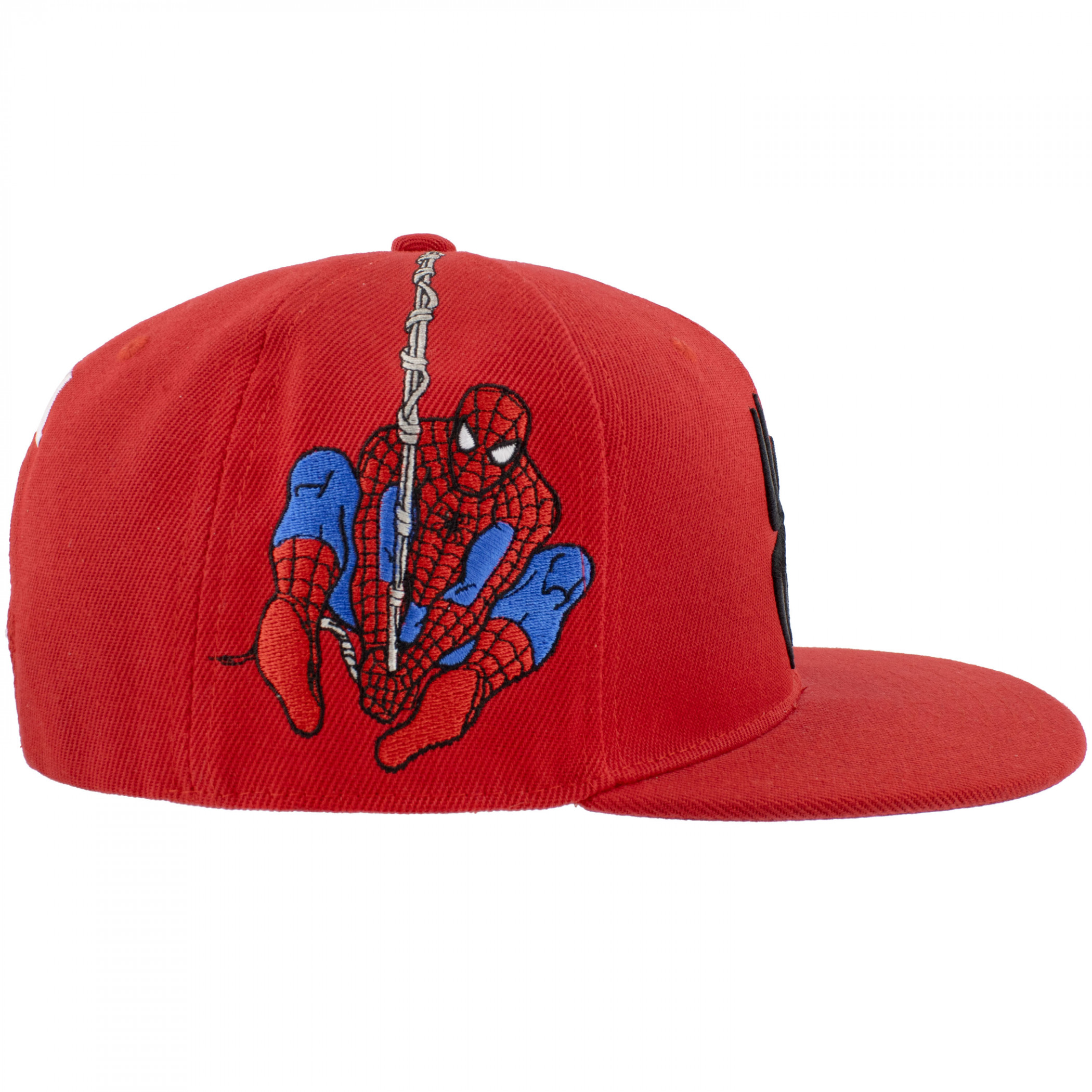 Spider-Man Web Swinging Snapback Hat