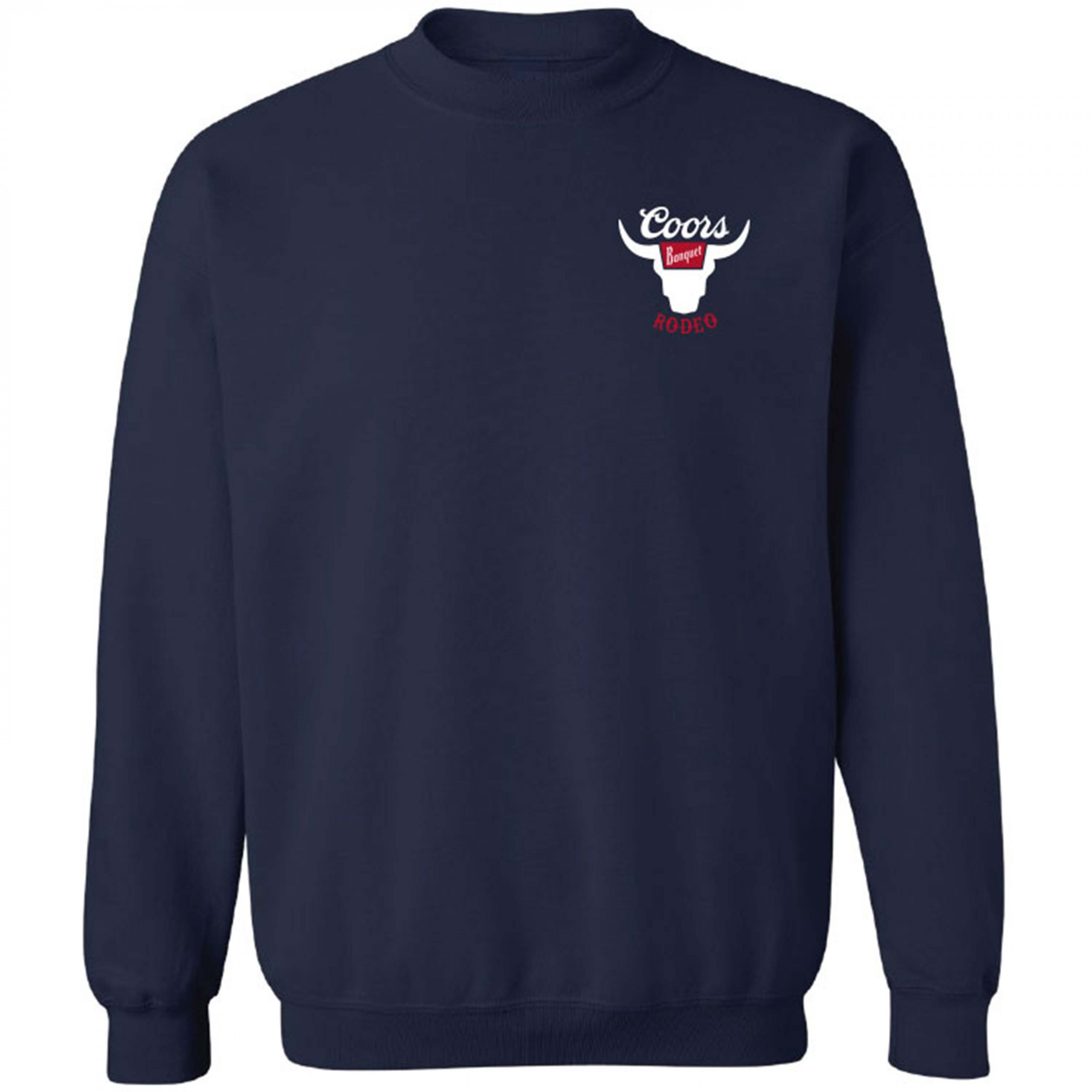 Coors Banquet Rodeo Horns Navy Colorway Crewneck Sweatshirt