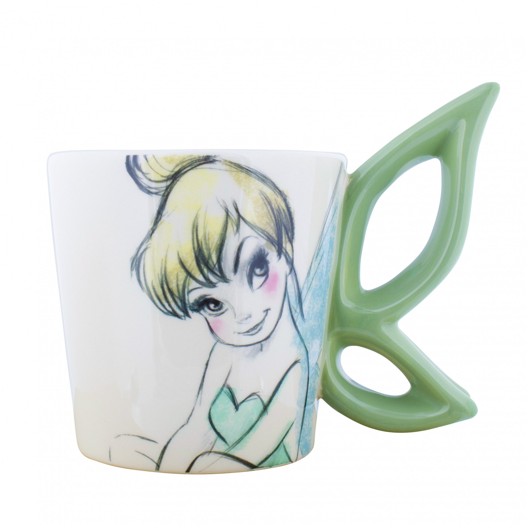 Tinker Bell Wing Handle 16oz Figural Mug