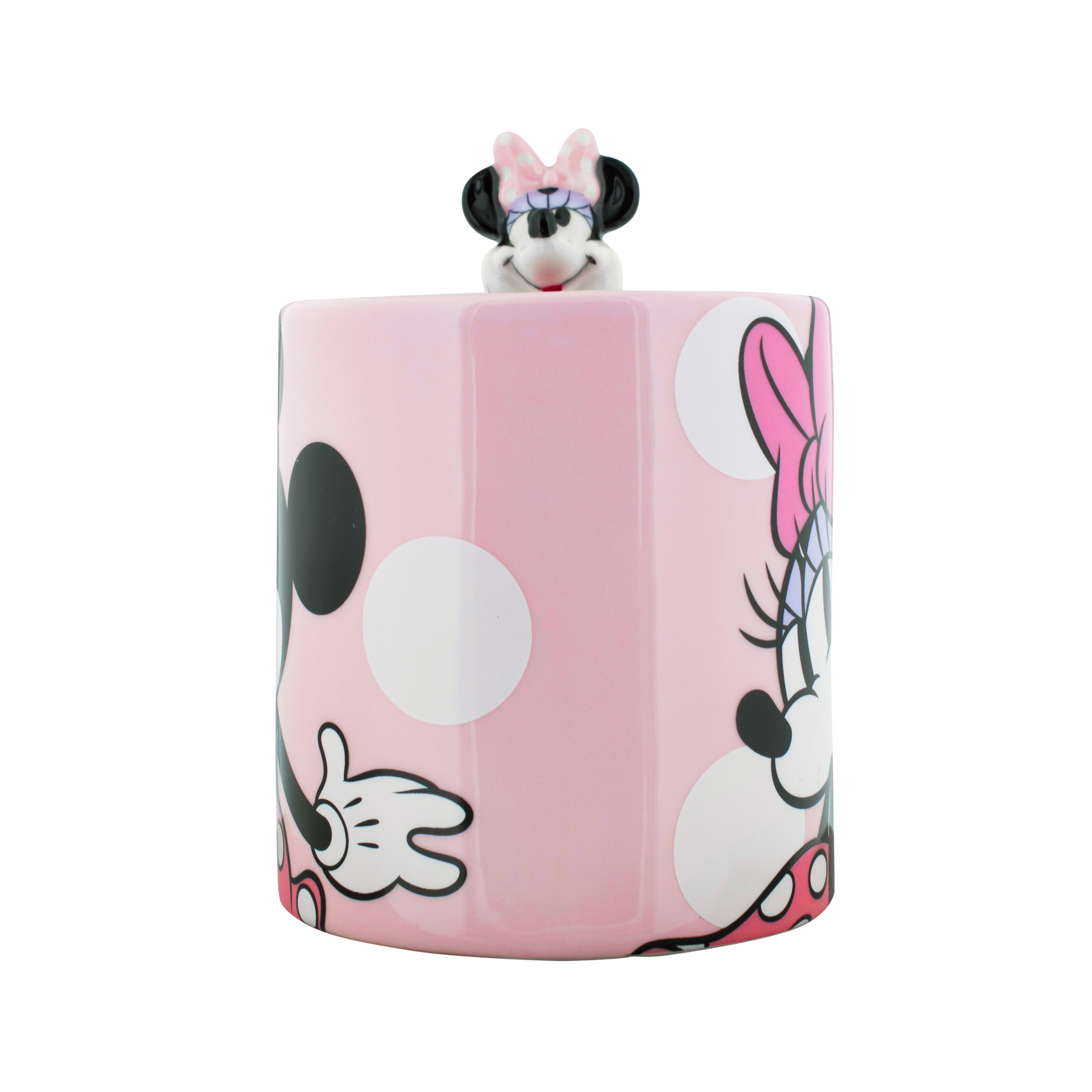 Minnie Mouse 17oz Mug with Sculpted Minnie Handle