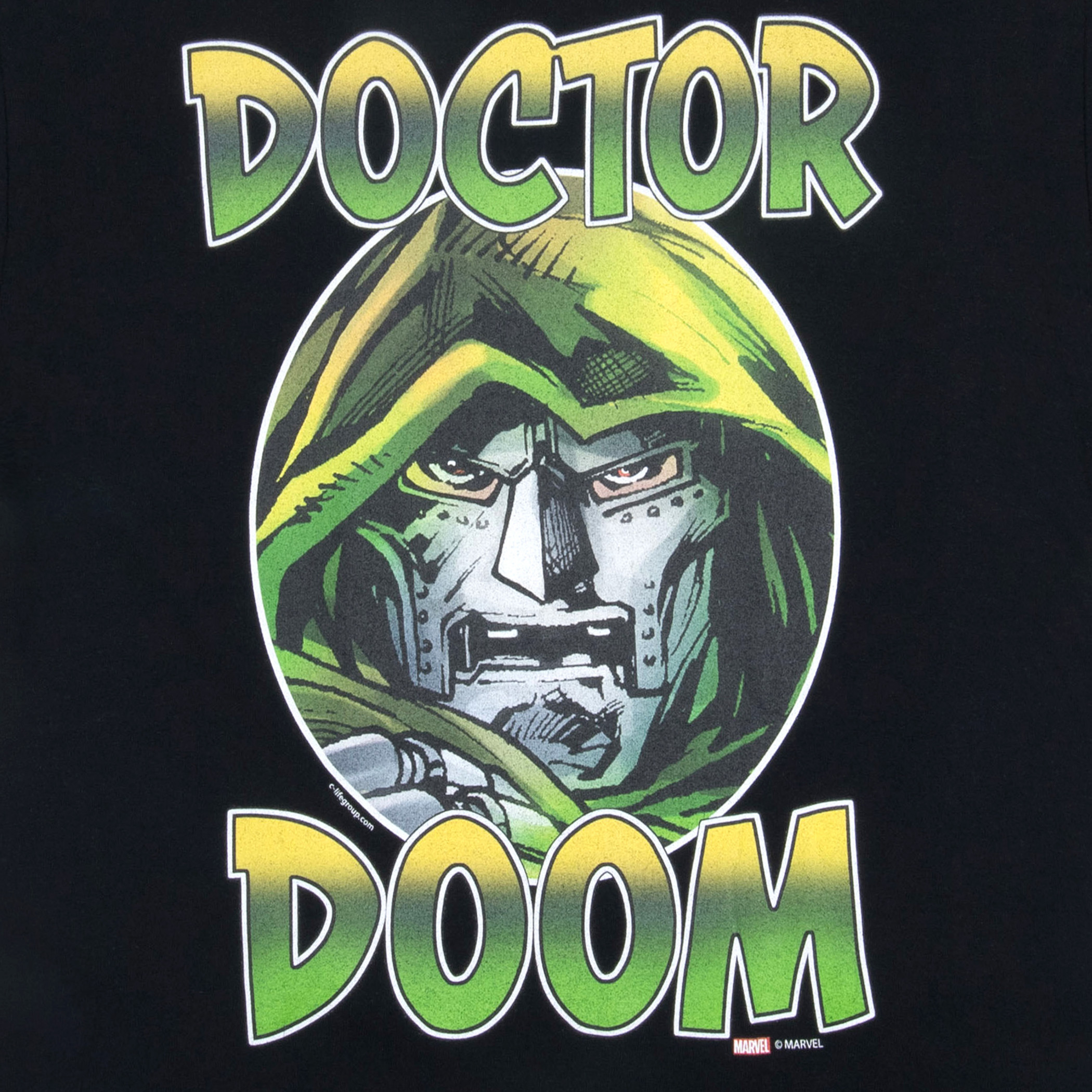 Dr. Doom Face Graphic Print T-Shirt