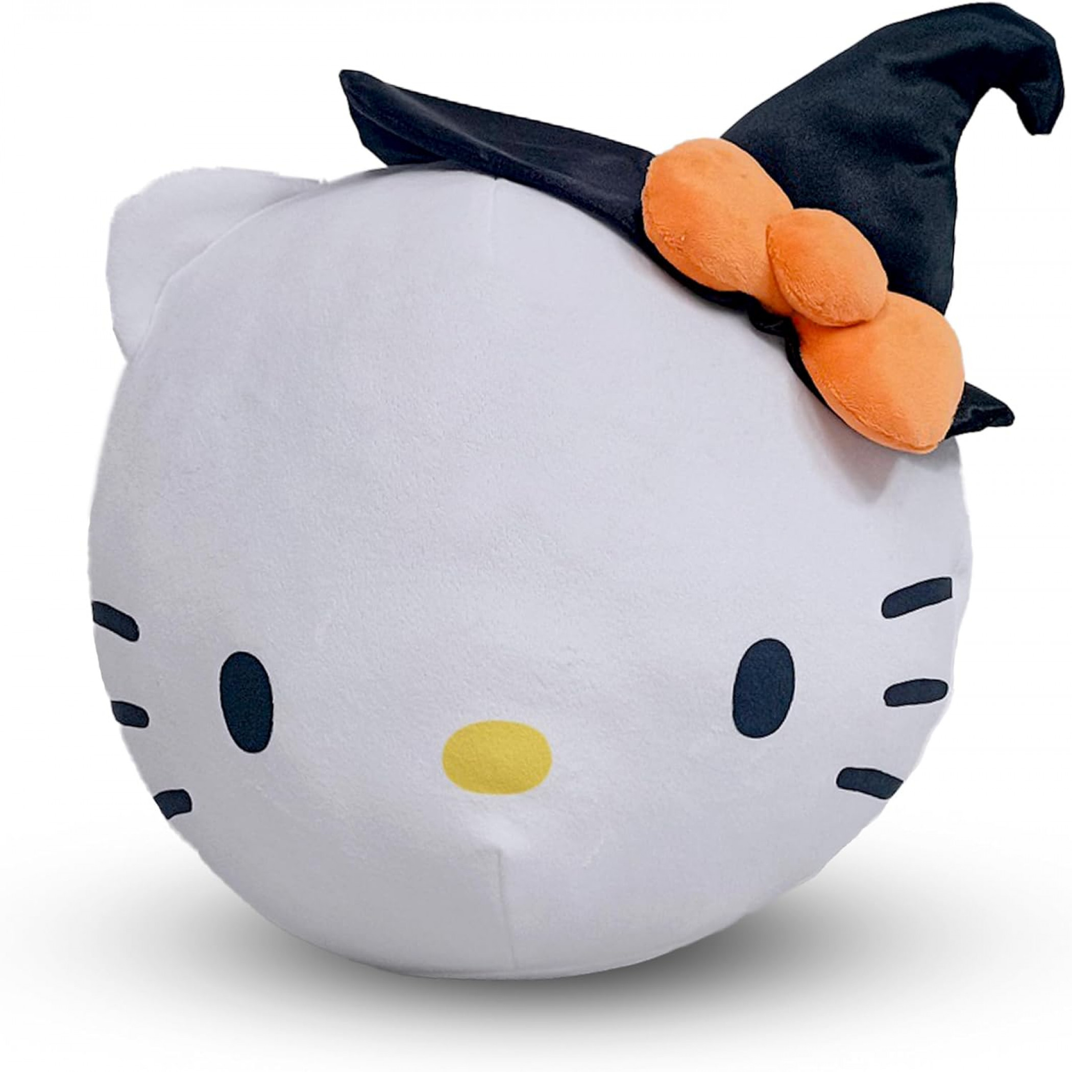 Hello Kitty Witchy Kitty Halloween 11" Round Cloud Pillow