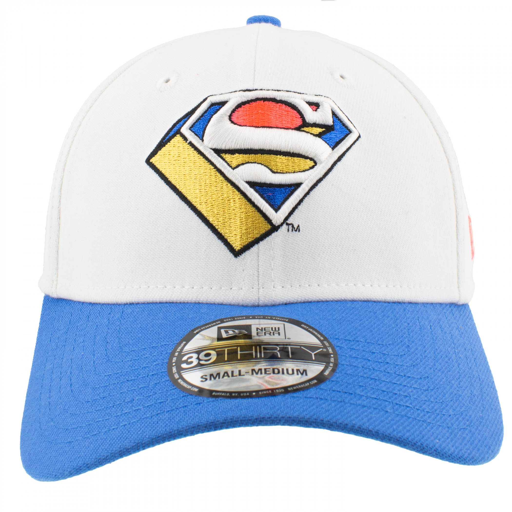 Superman 3D Logo New Era 39Thirty Fitted Hat