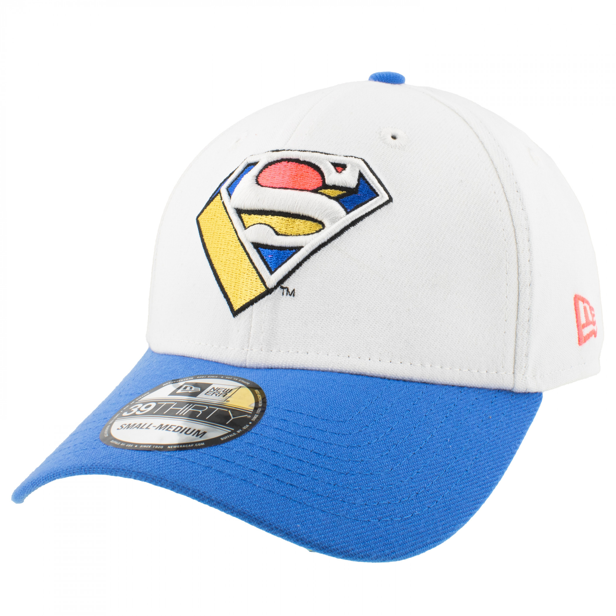 Superman 3D Logo New Era 39Thirty Fitted Hat