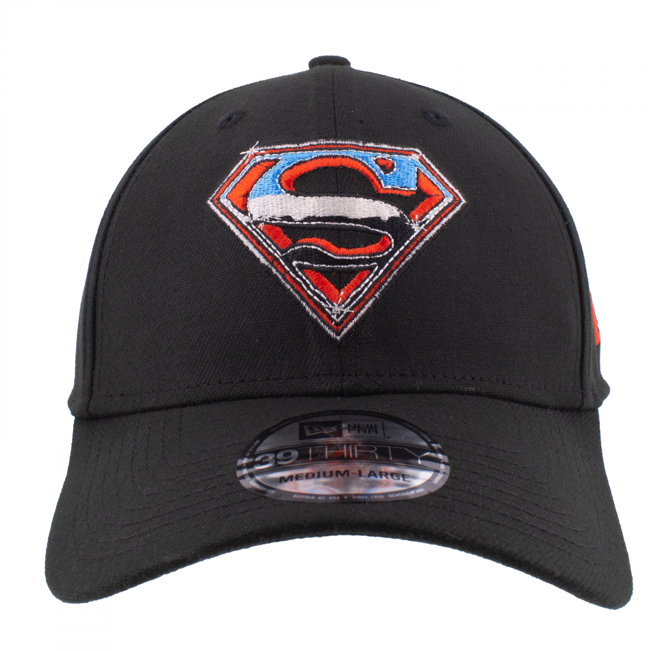 Superman Steel Logo New Era 39Thirty Fitted Hat