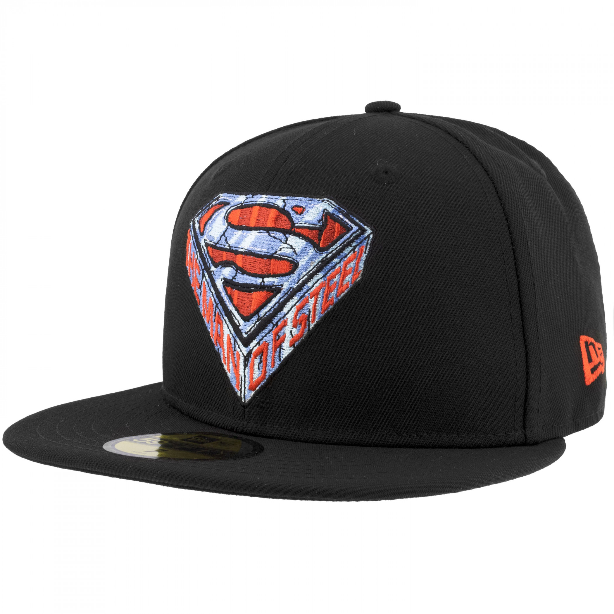 Superman Man of Steel Logo New Era 59Fifty Fitted Hat