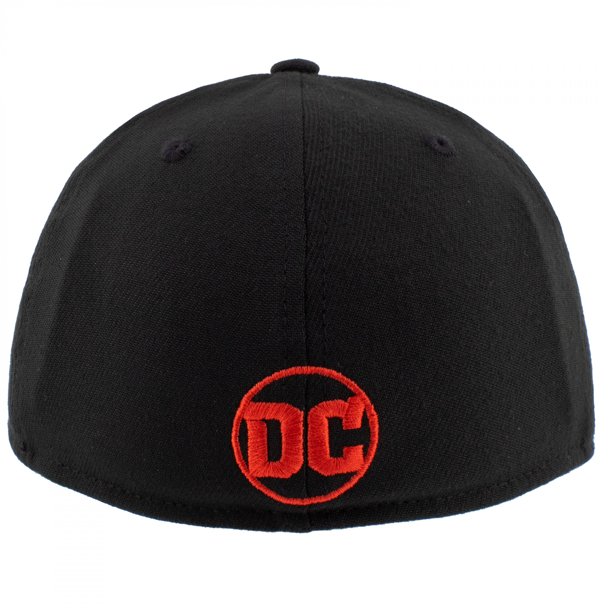 Superman Steel Text Logo New Era 39Thirty Fitted Hat