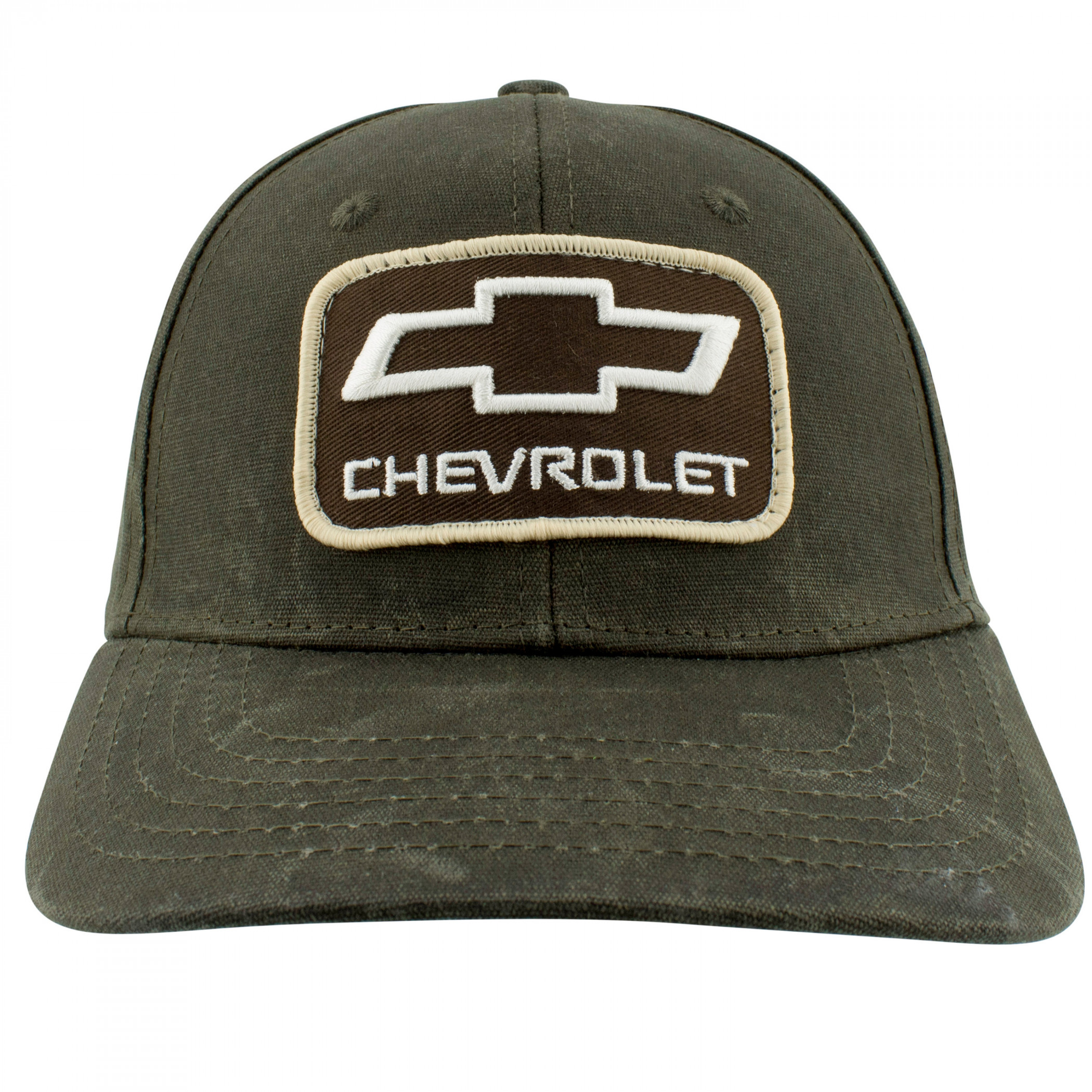 Chevrolet 3D Embroidered Patch Low Profile Waxed Cotton Hat