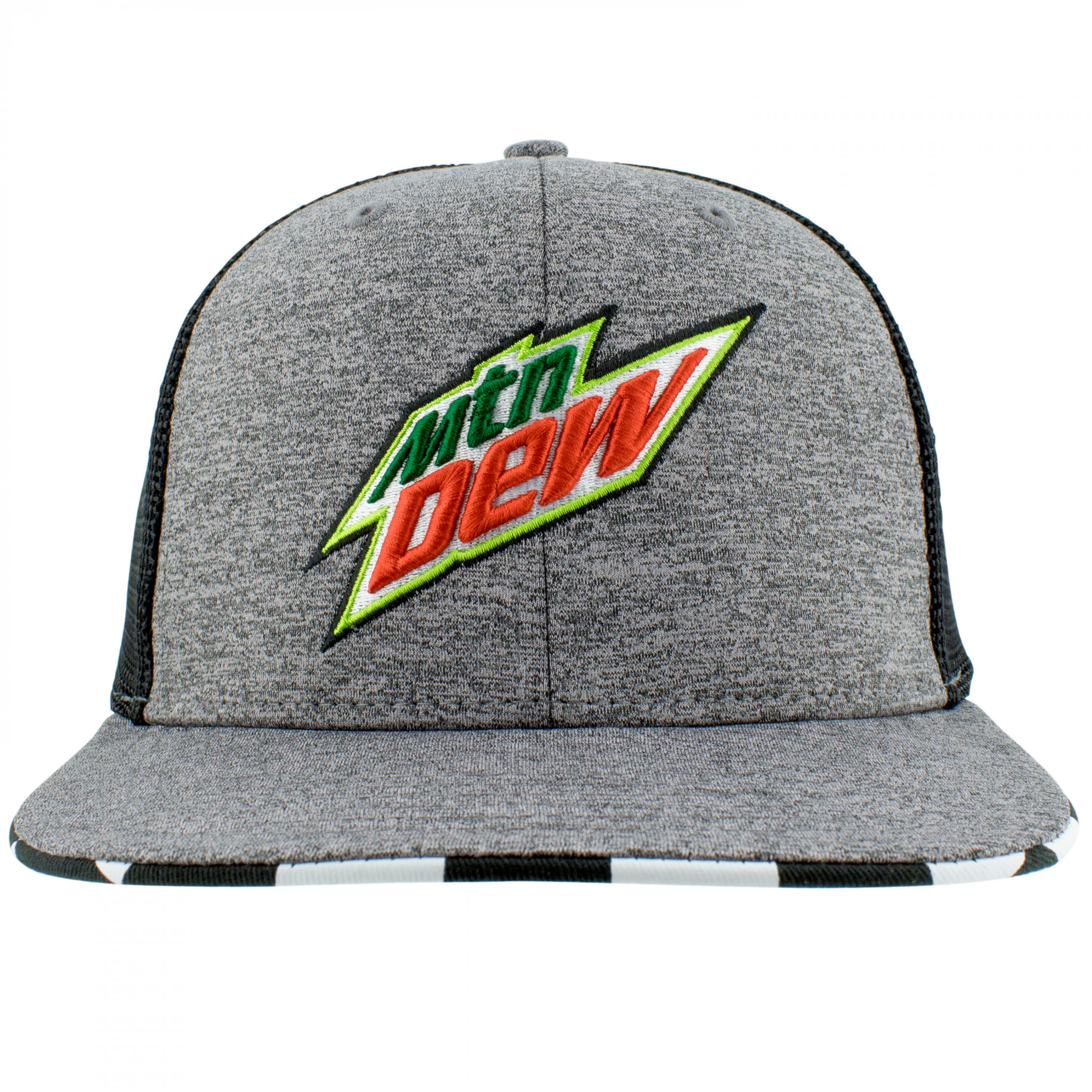 Mountain Dew 3D Embroidered Logo Flat Brim Hat