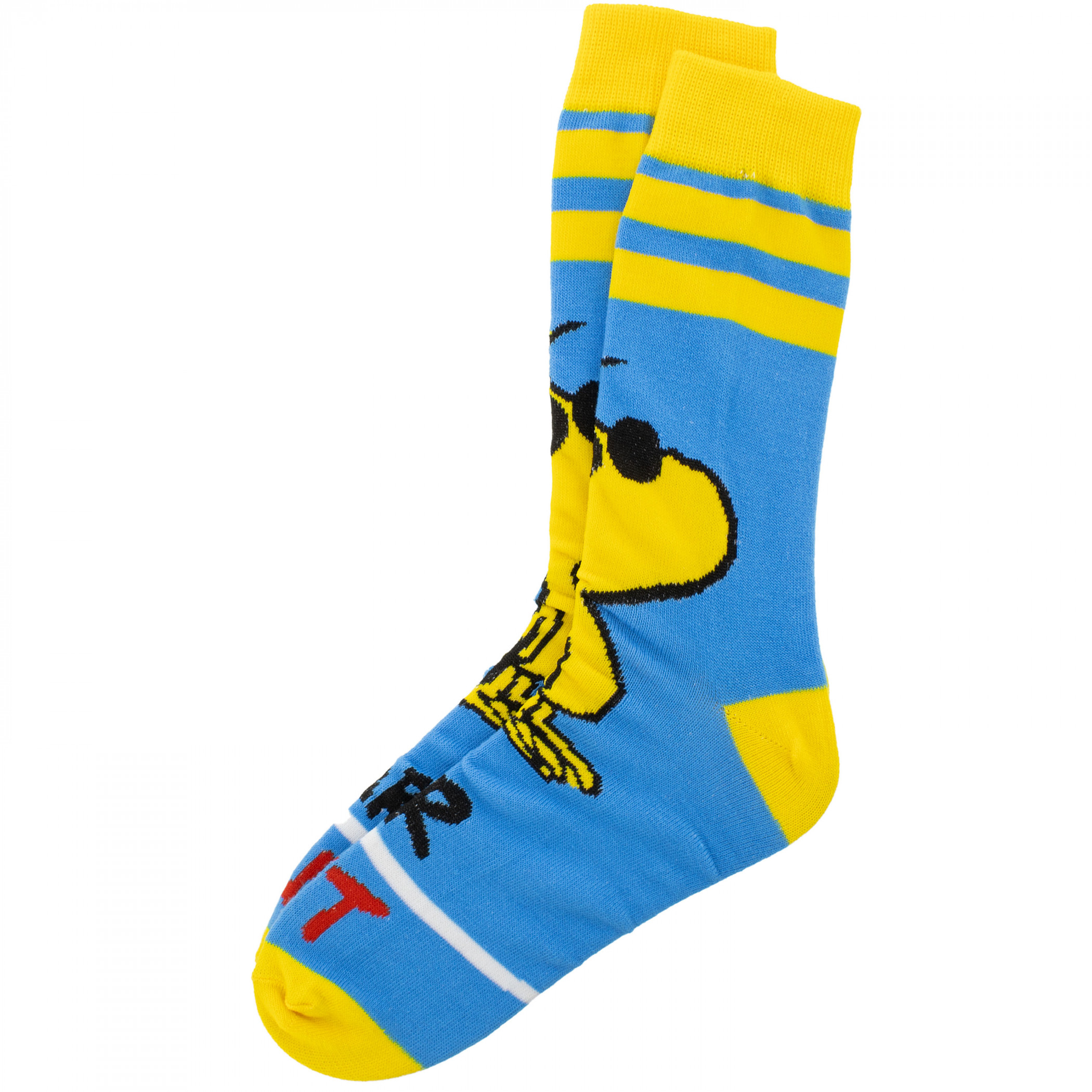 Charlie Brown Snoopy and Woodstock 6-Pack Crew Socks