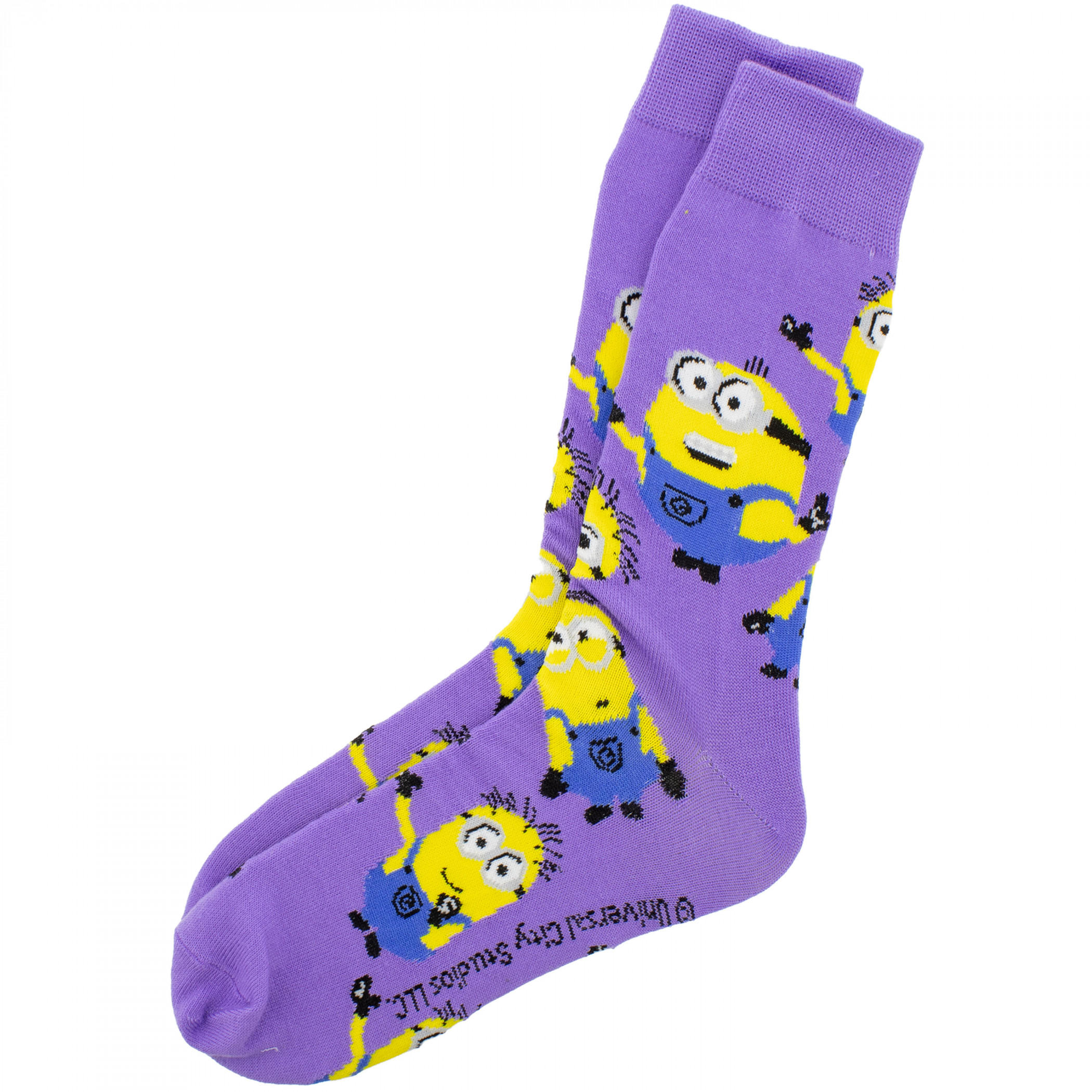 The Minions Stuart Otto and Kevin 6-Pack Crew Socks