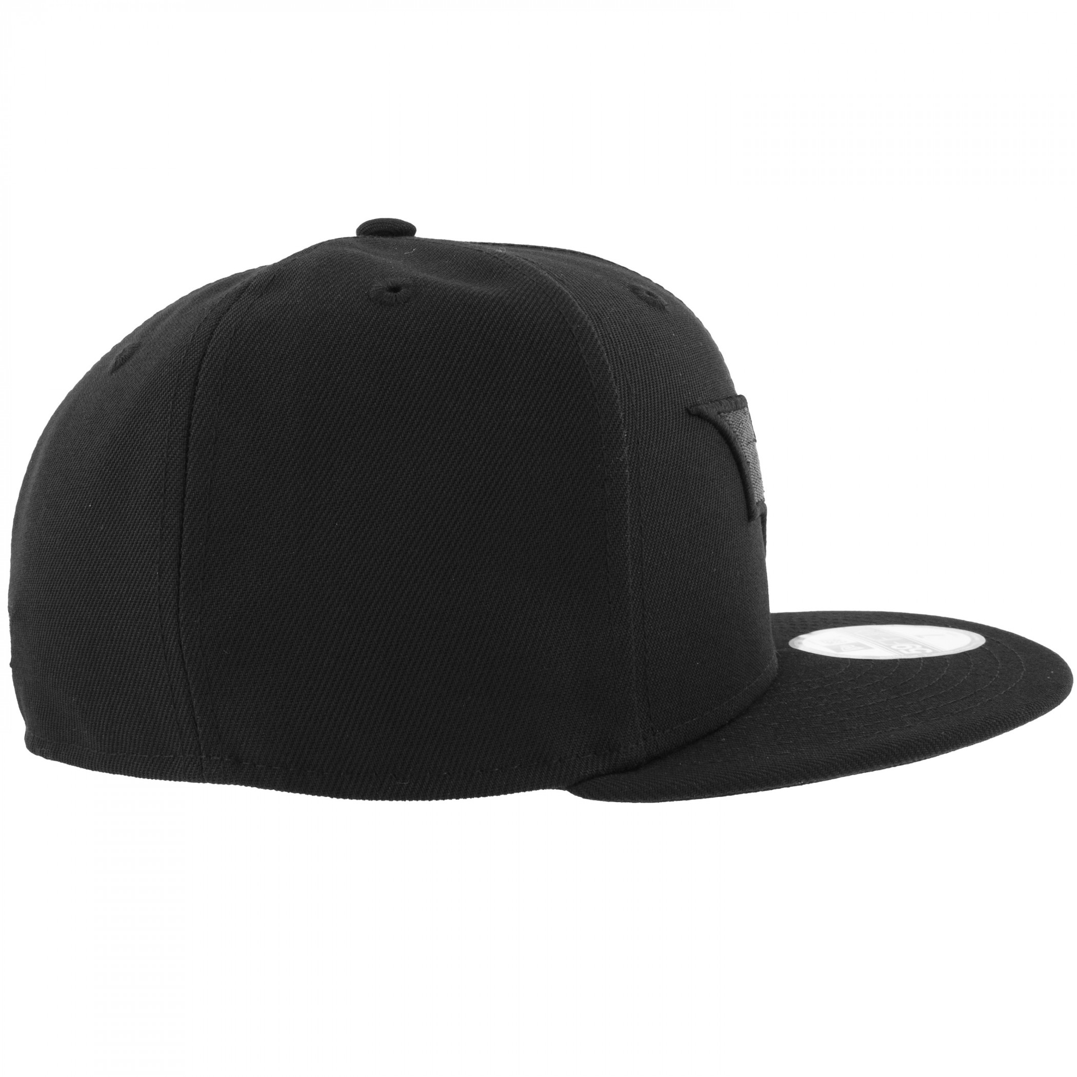 Batman Christian Bale Logo Black on Black Colorway New Era 59Fifty Fitted Hat