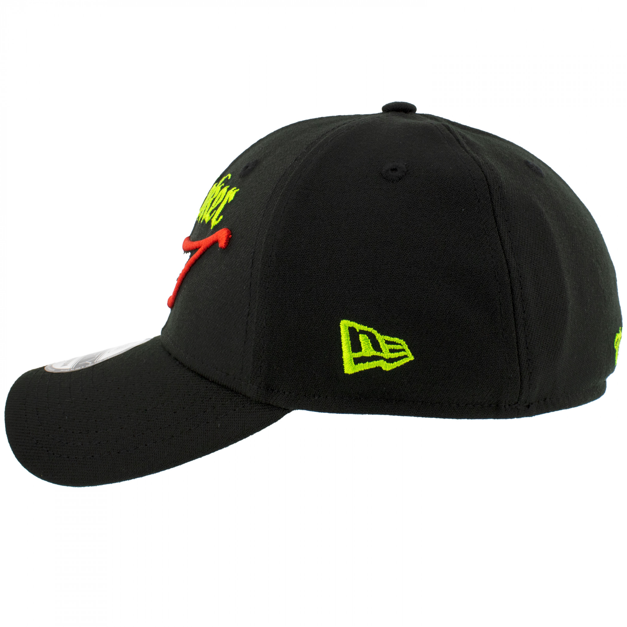 The Joker Smile Logo Black Colorway New Era 39Thirty Fitted Hat