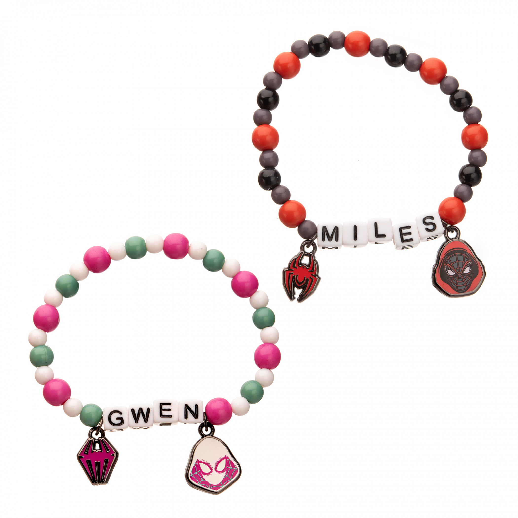 Miles Morales and Spider-Gwen Bestie Bracelets 2-Pack