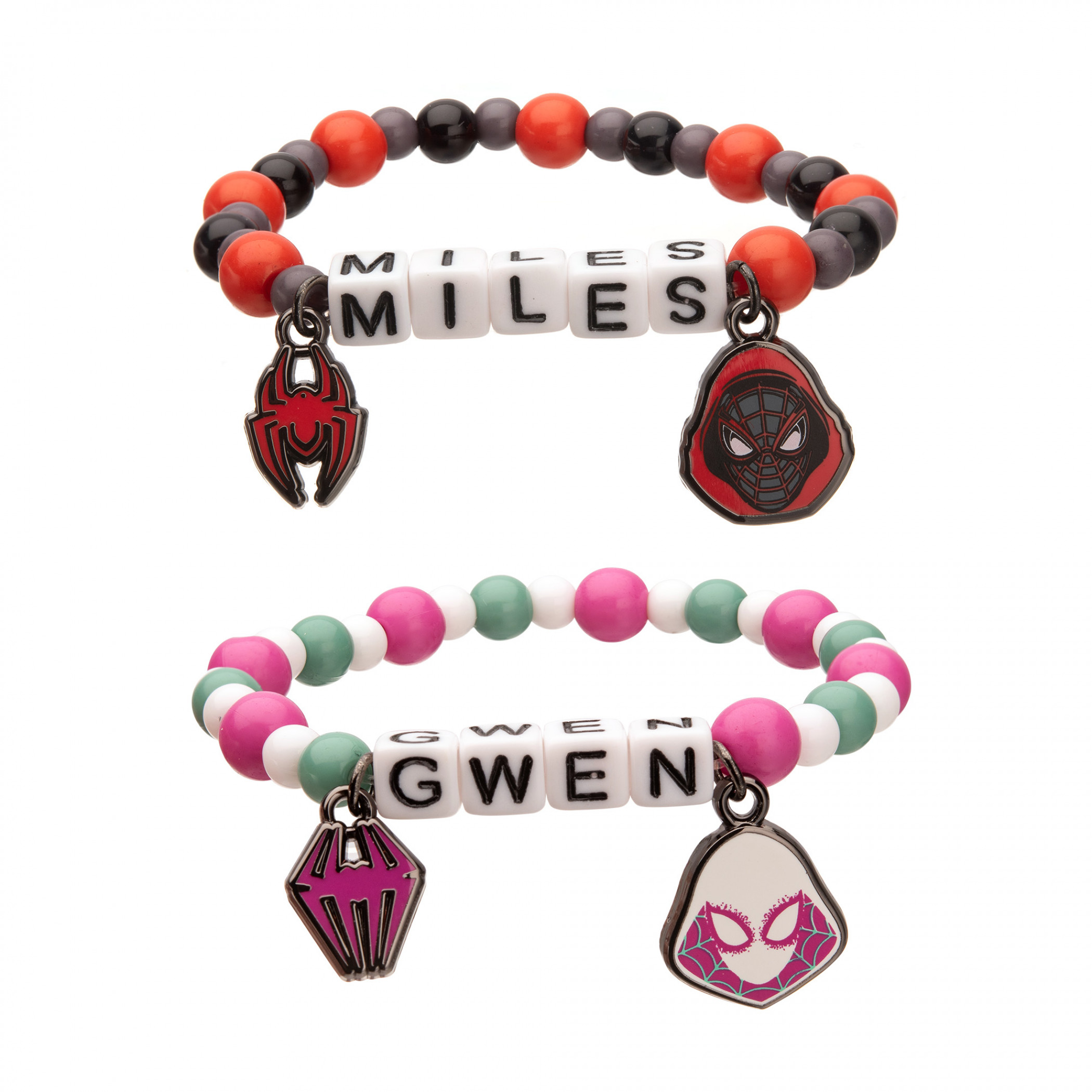 Miles Morales and Spider-Gwen Bestie Bracelets 2-Pack