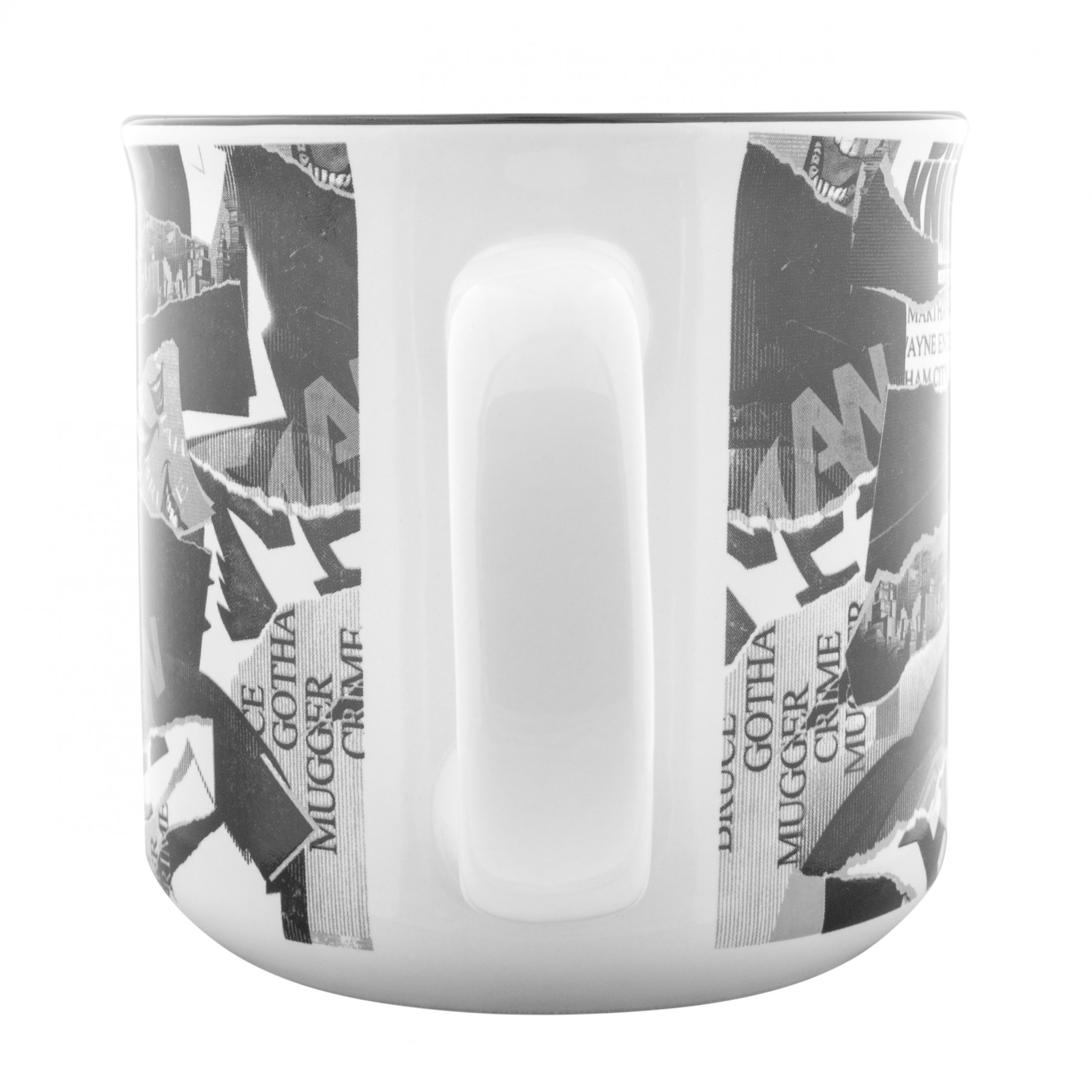 Batman Torn Comic Pages 20oz Ceramic Camper Mug