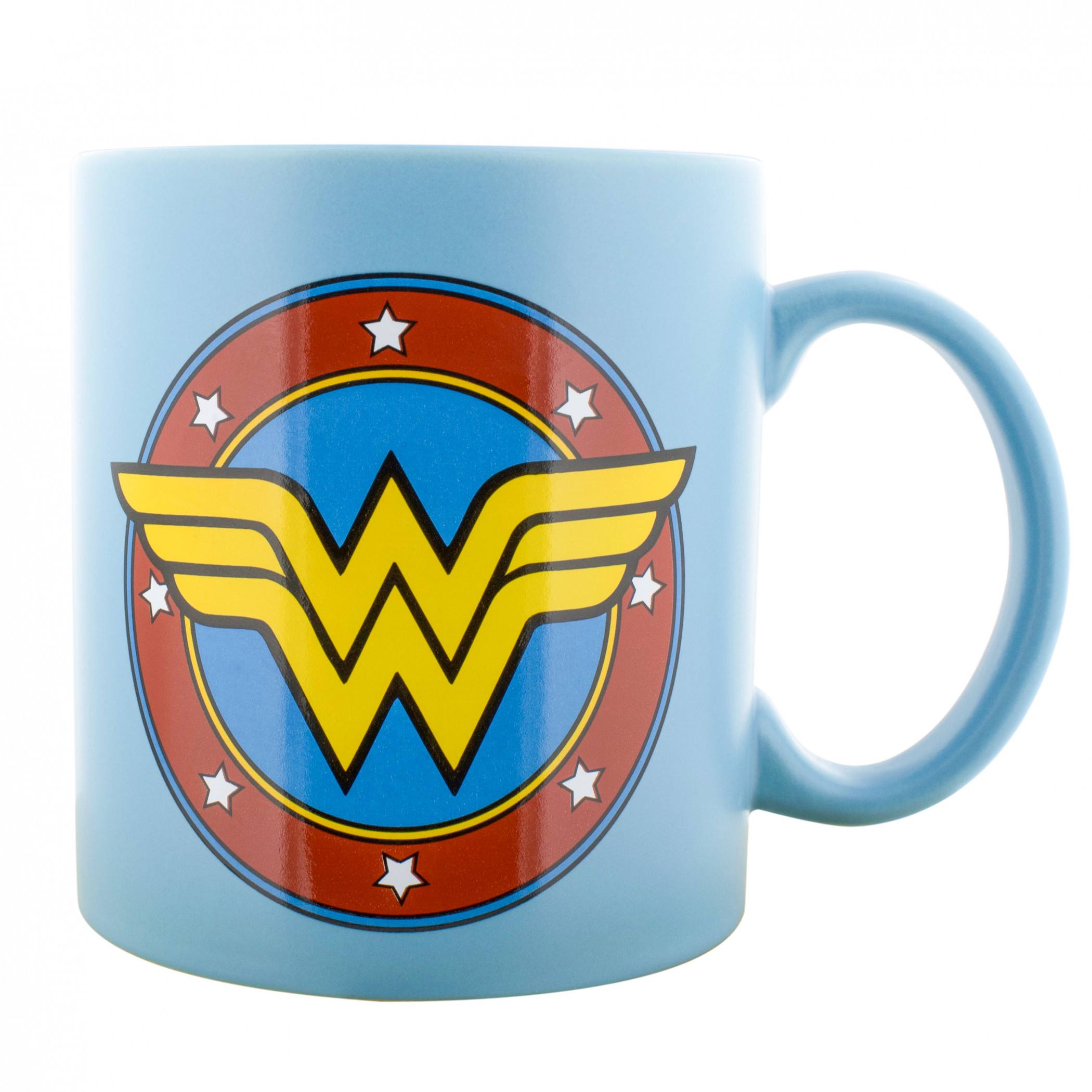 Wonder Woman Logo Matte Finish 20oz Ceramic Mug