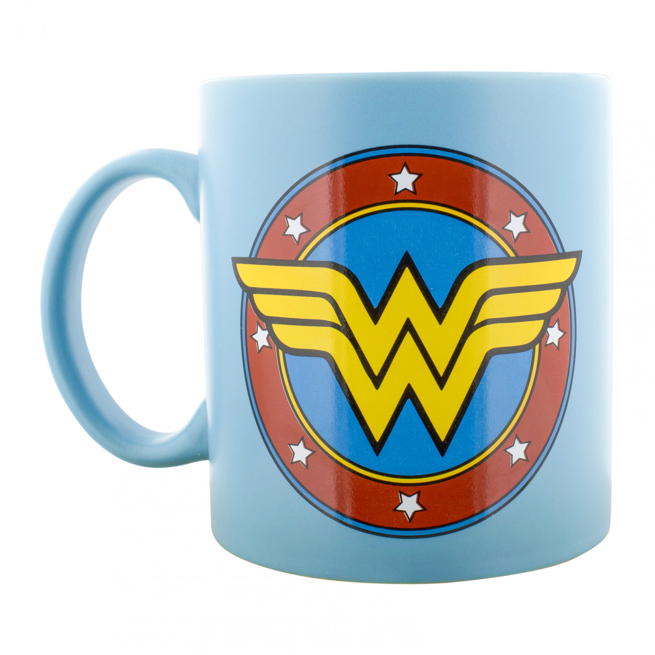 Wonder Woman Logo Matte Finish 20oz Ceramic Mug