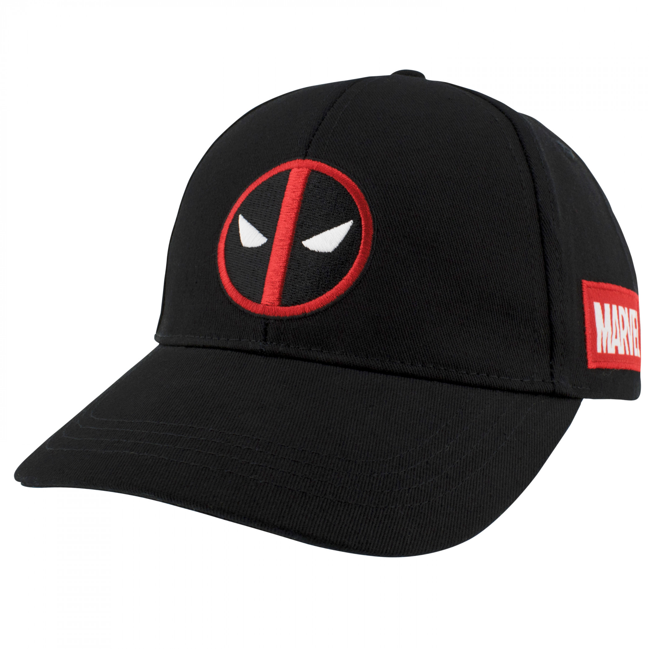 Deadpool Logo Black Snapback Hat