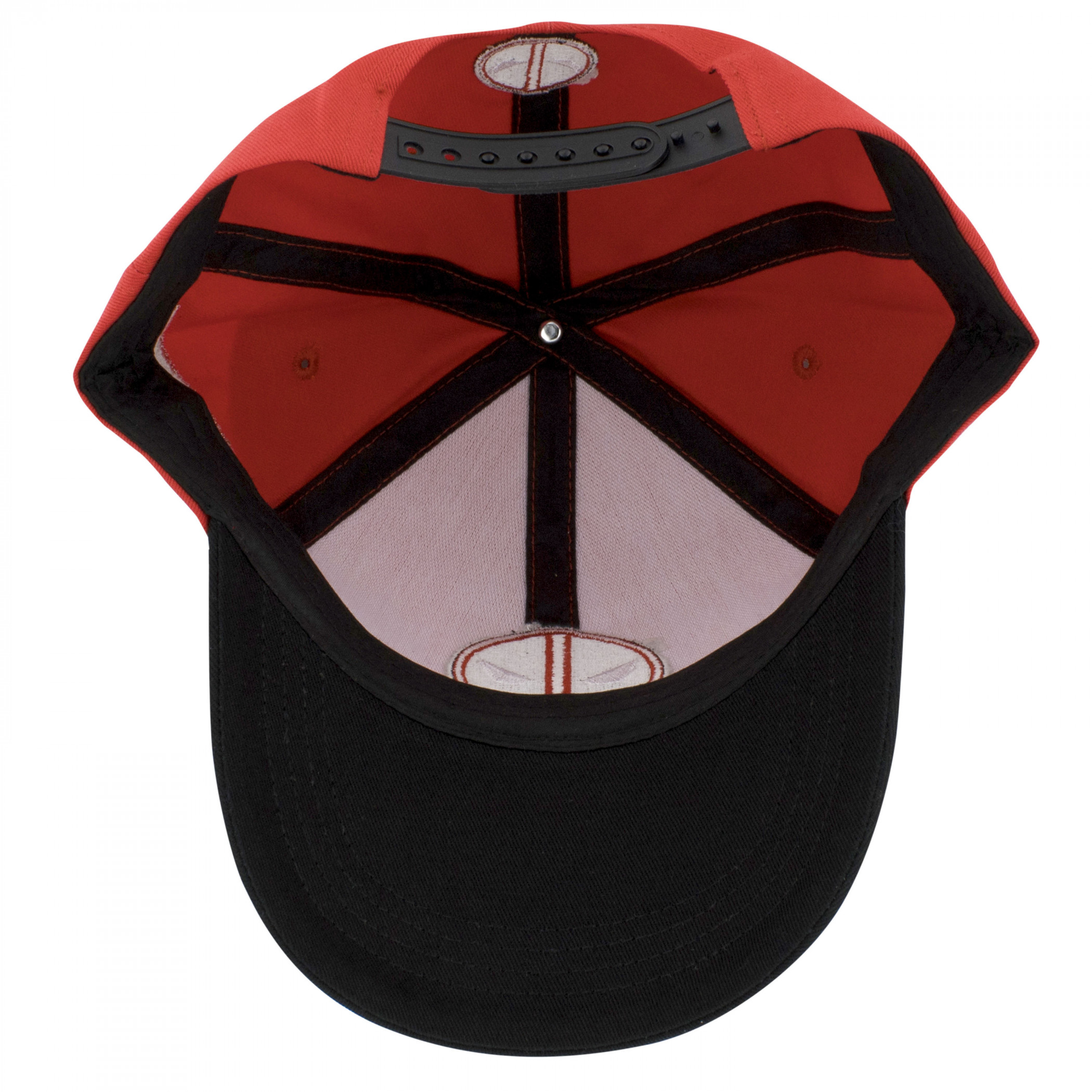 Deadpool Logo Red Snapback Hat