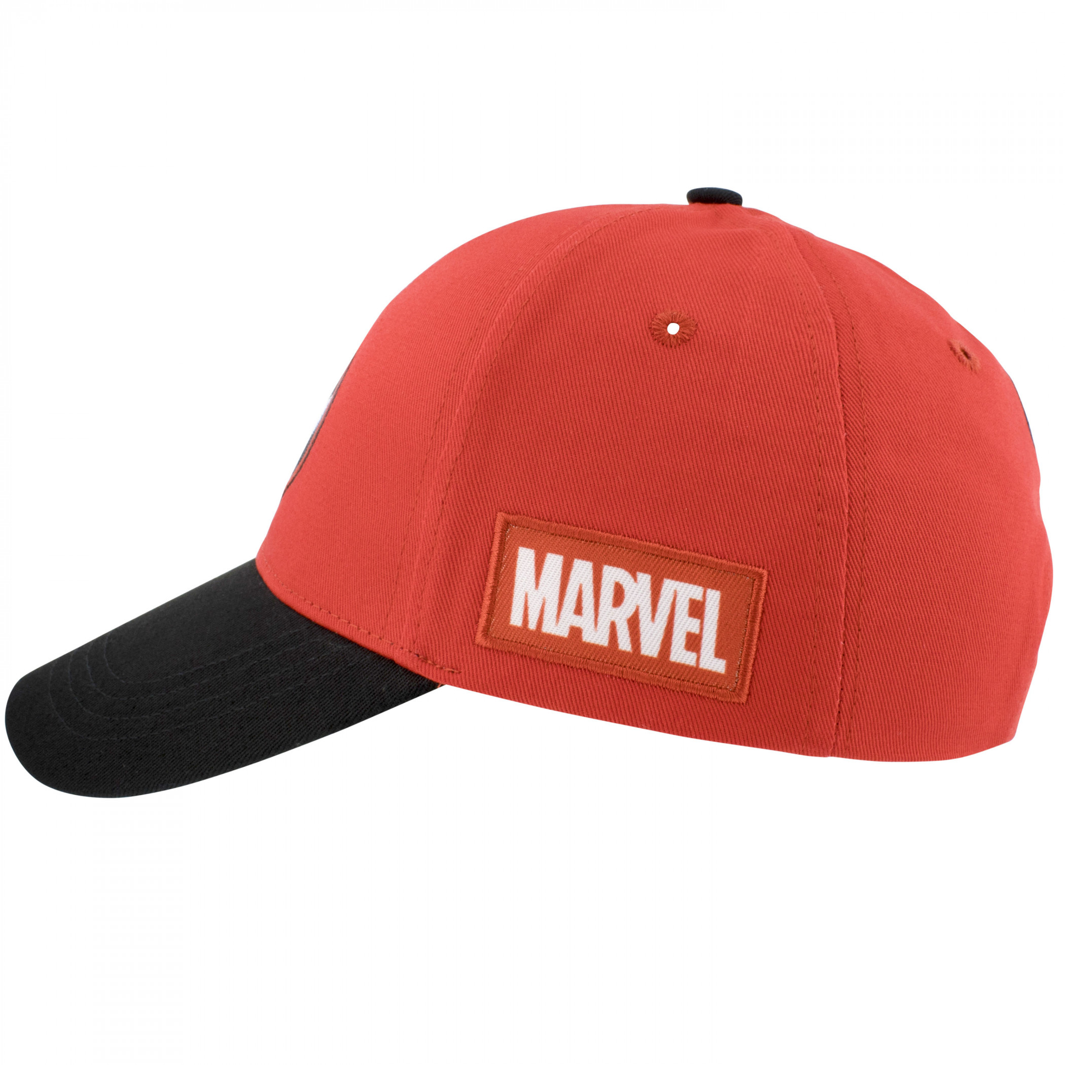 Deadpool Logo Red Snapback Hat