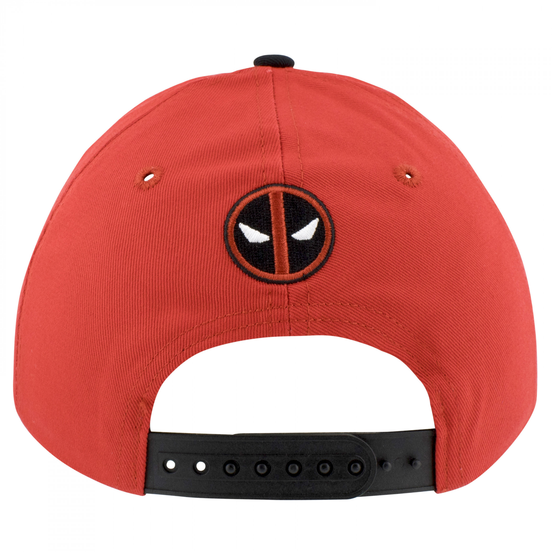 Deadpool Logo Red Snapback Hat