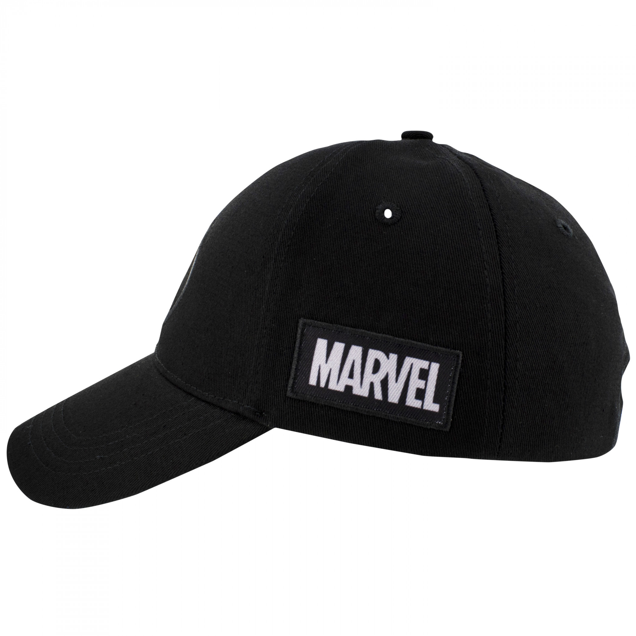 X-Men Logo Black on Black Snapback Hat