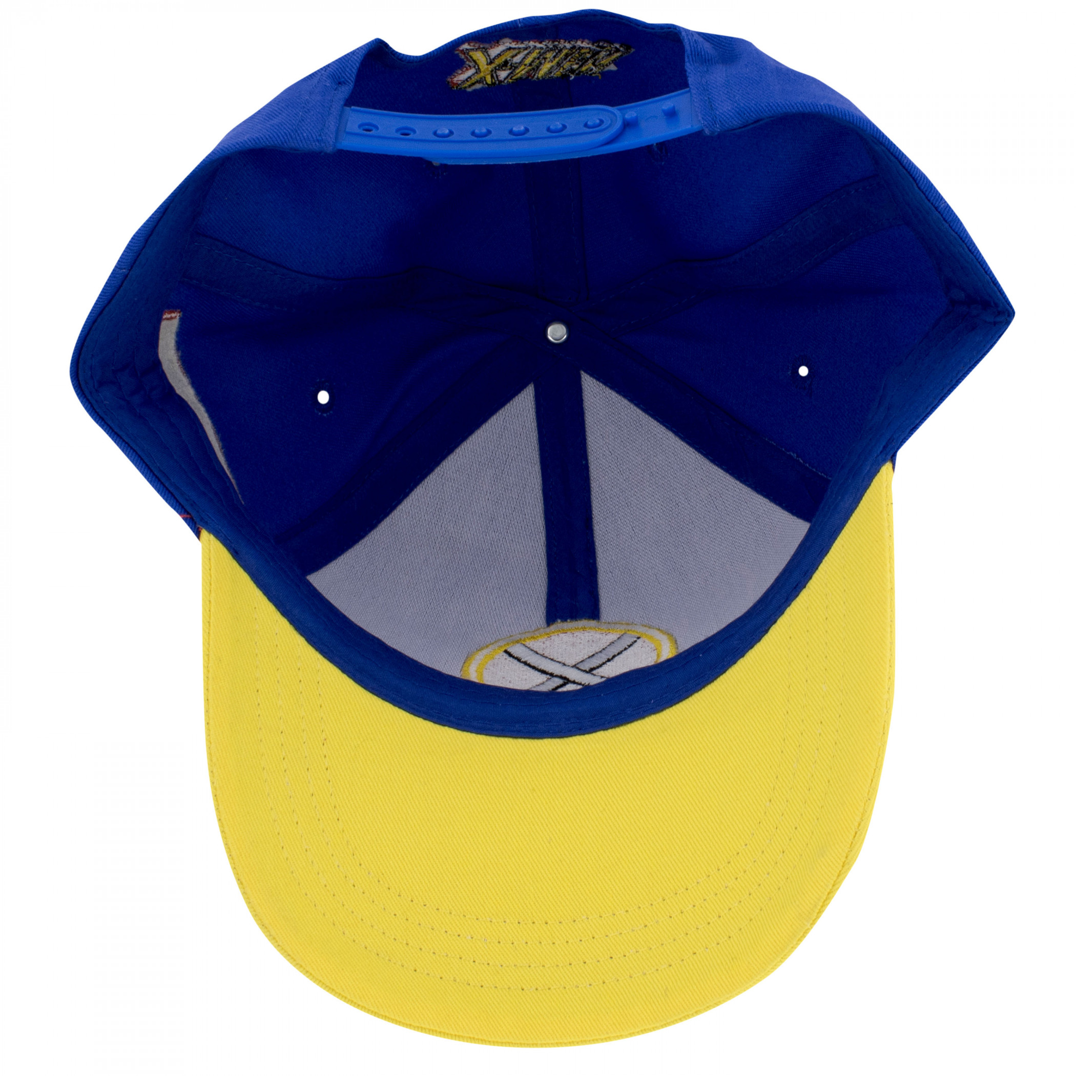 X-Men Logo Blue & Yellow Snapback Hat