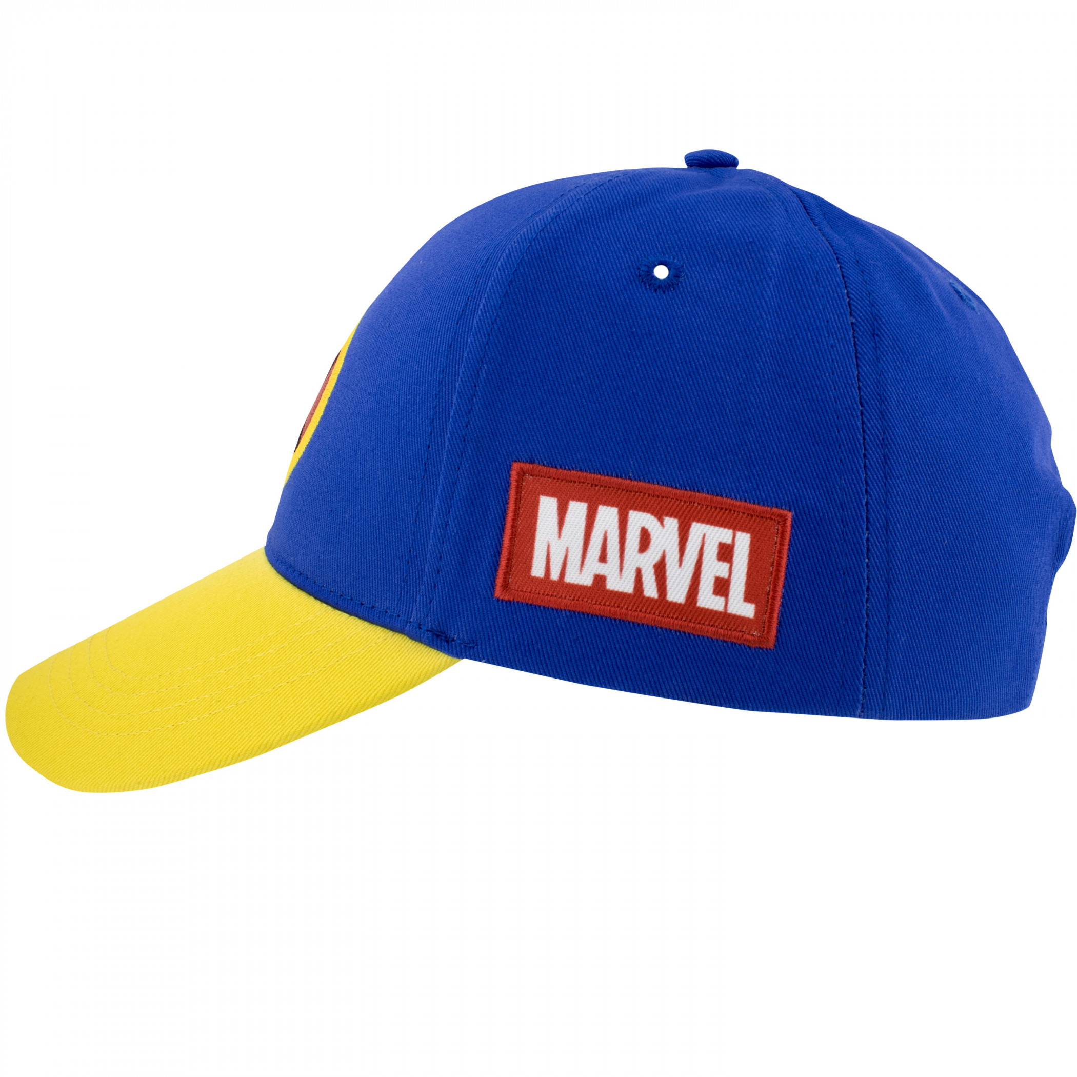 X-Men Logo Blue & Yellow Snapback Hat