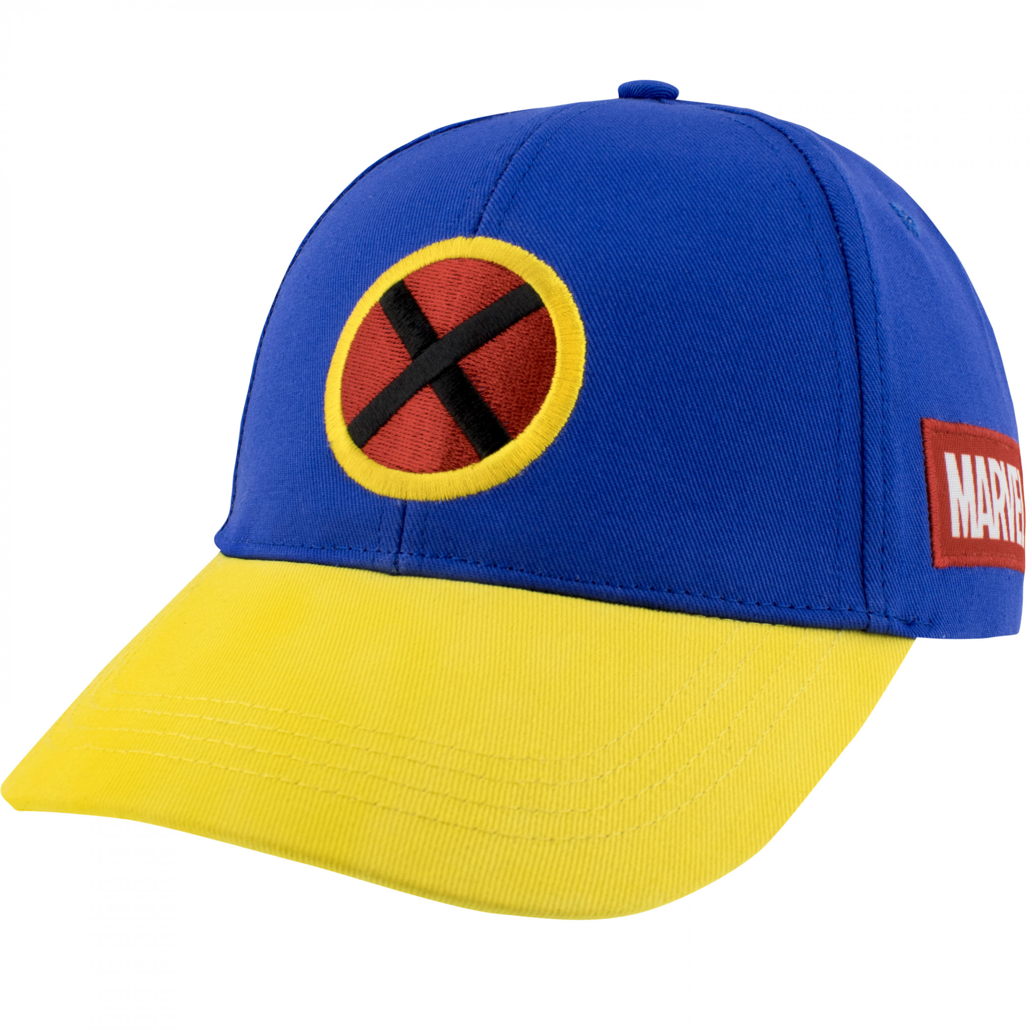 X-Men Logo Blue & Yellow Snapback Hat