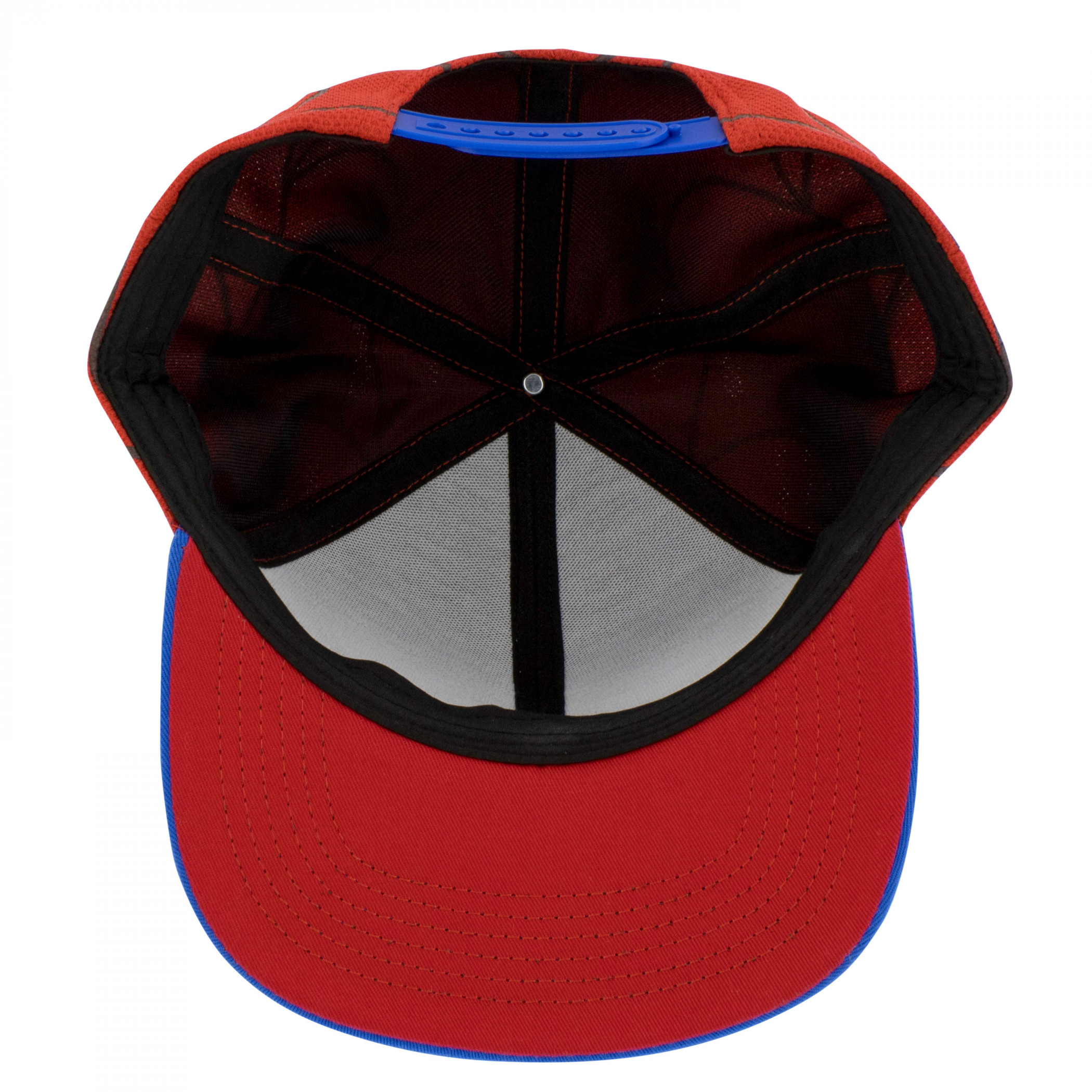 Spider-Man Mask Character Armor Snapback Hat