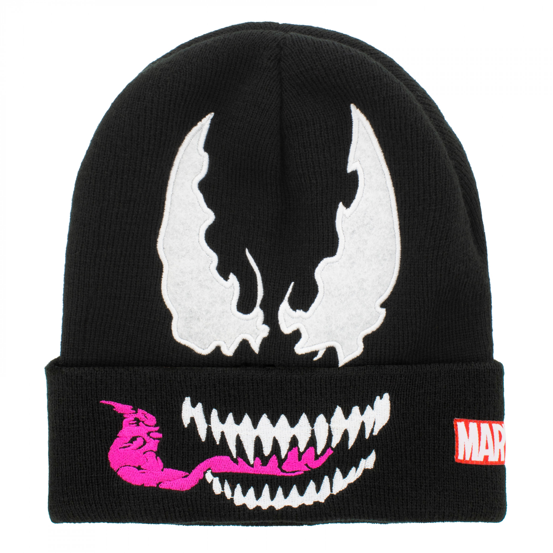 Venom Character Armor Knit Cuff Beanie