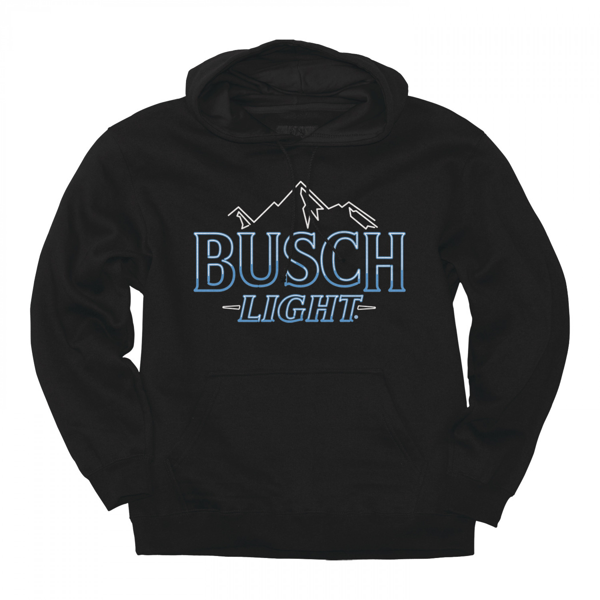 Busch Light Neon Logo Pull-Over Hoodie