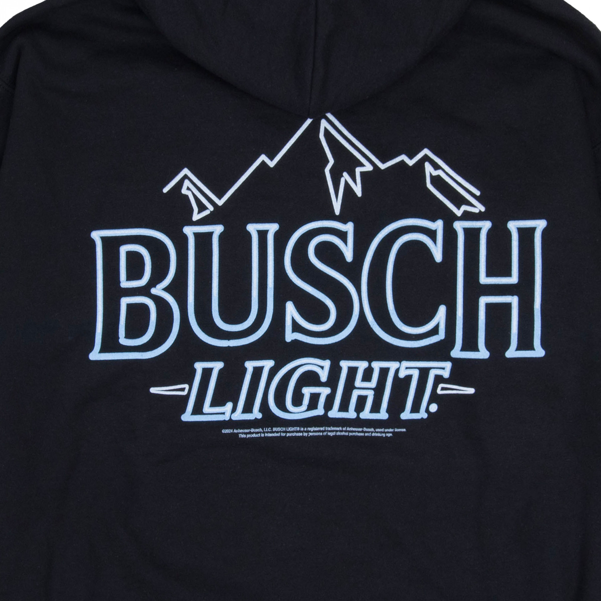 Busch Light Neon Logo Pull-Over Hoodie