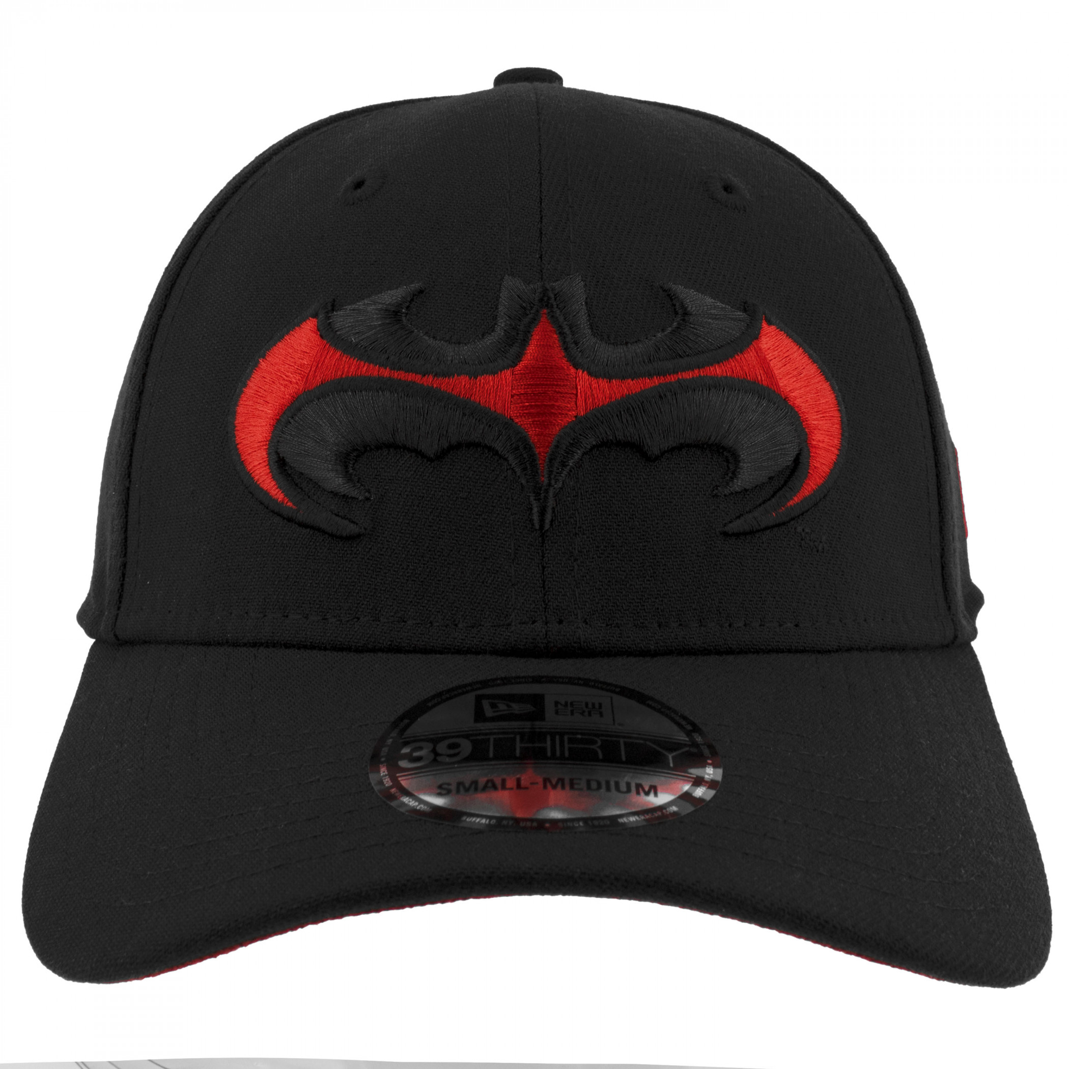 Batman and Robin Logo New Era 39Thirty Fitted Hat