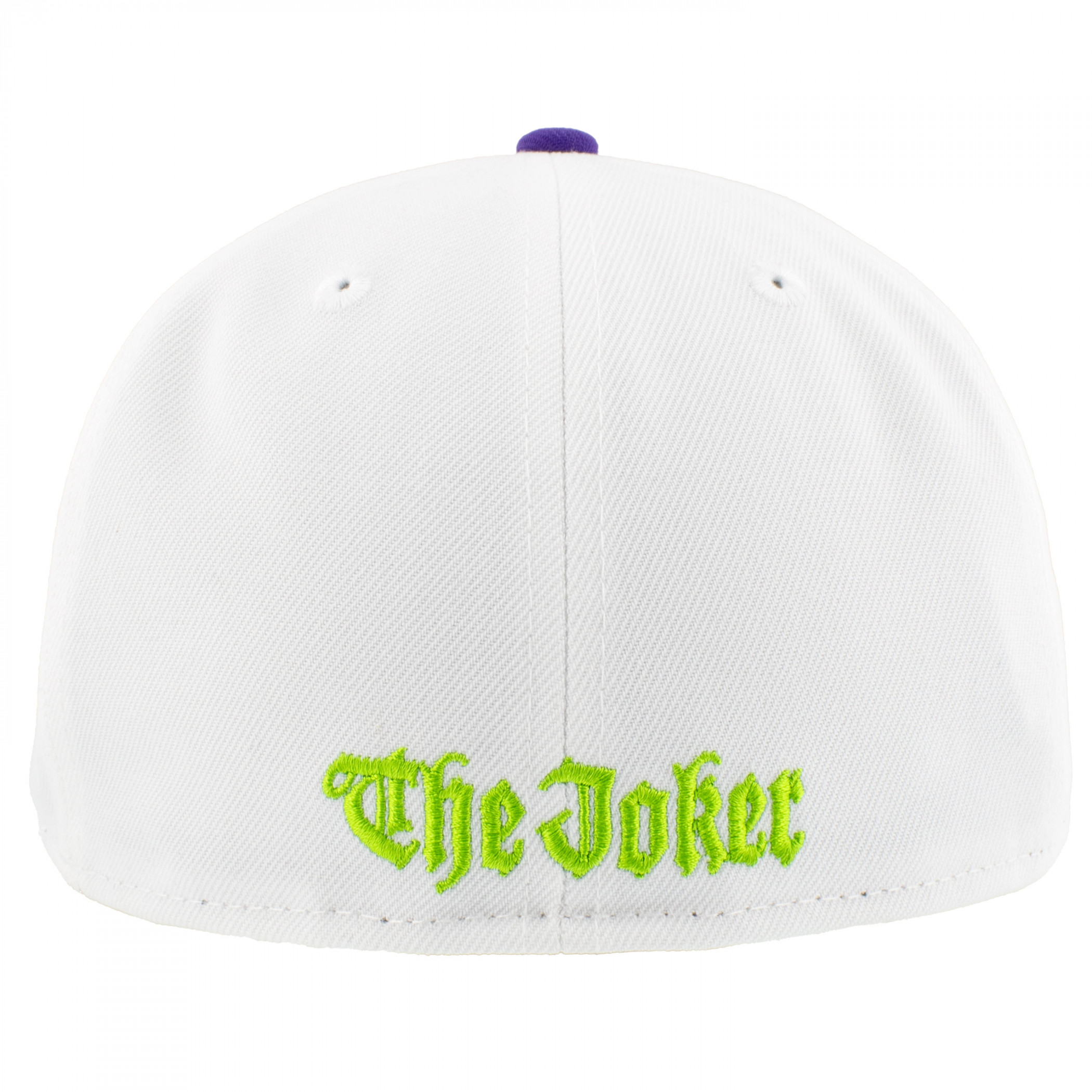 The Joker Smile White & Purple Colorway New Era 59Fifty Fitted Hat